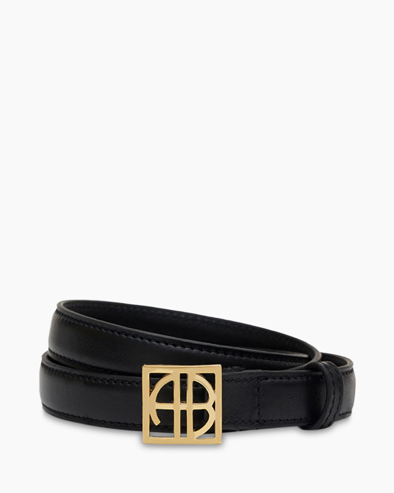 Riem Monogram Zwart