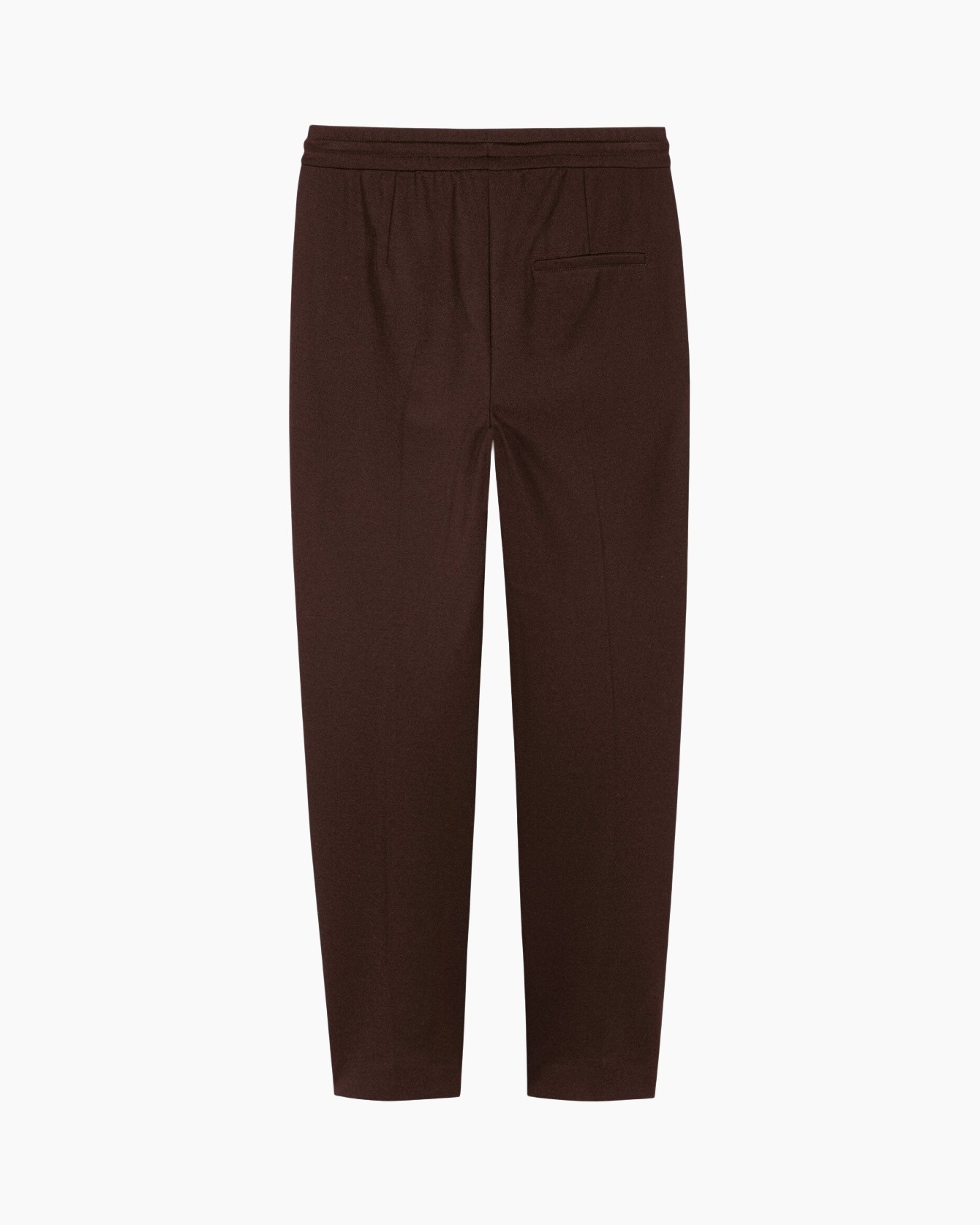 broeken, broek, touwtje, bruin, achterzak