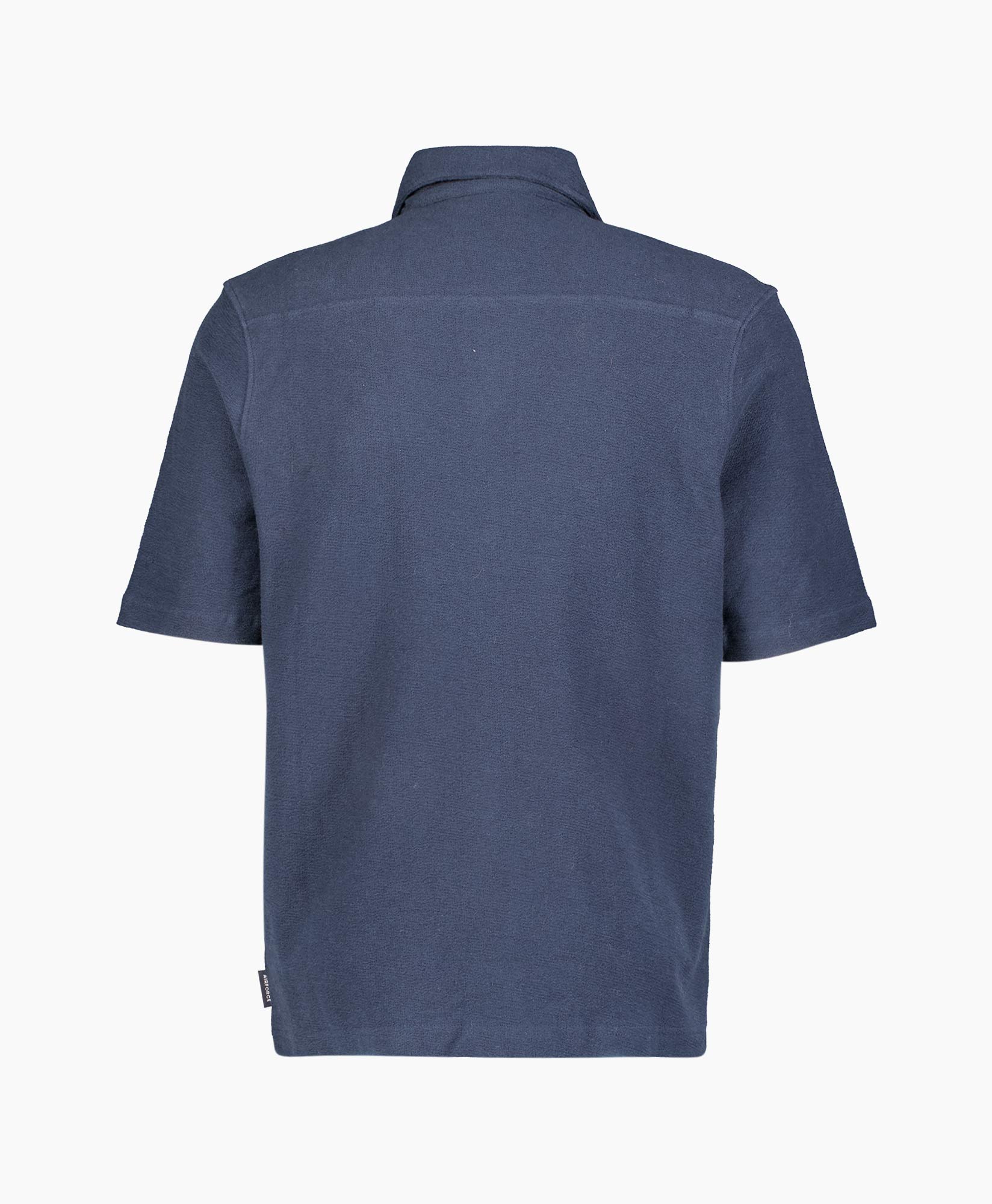 Overhemd Woven Short Sleeve Donker Blauw