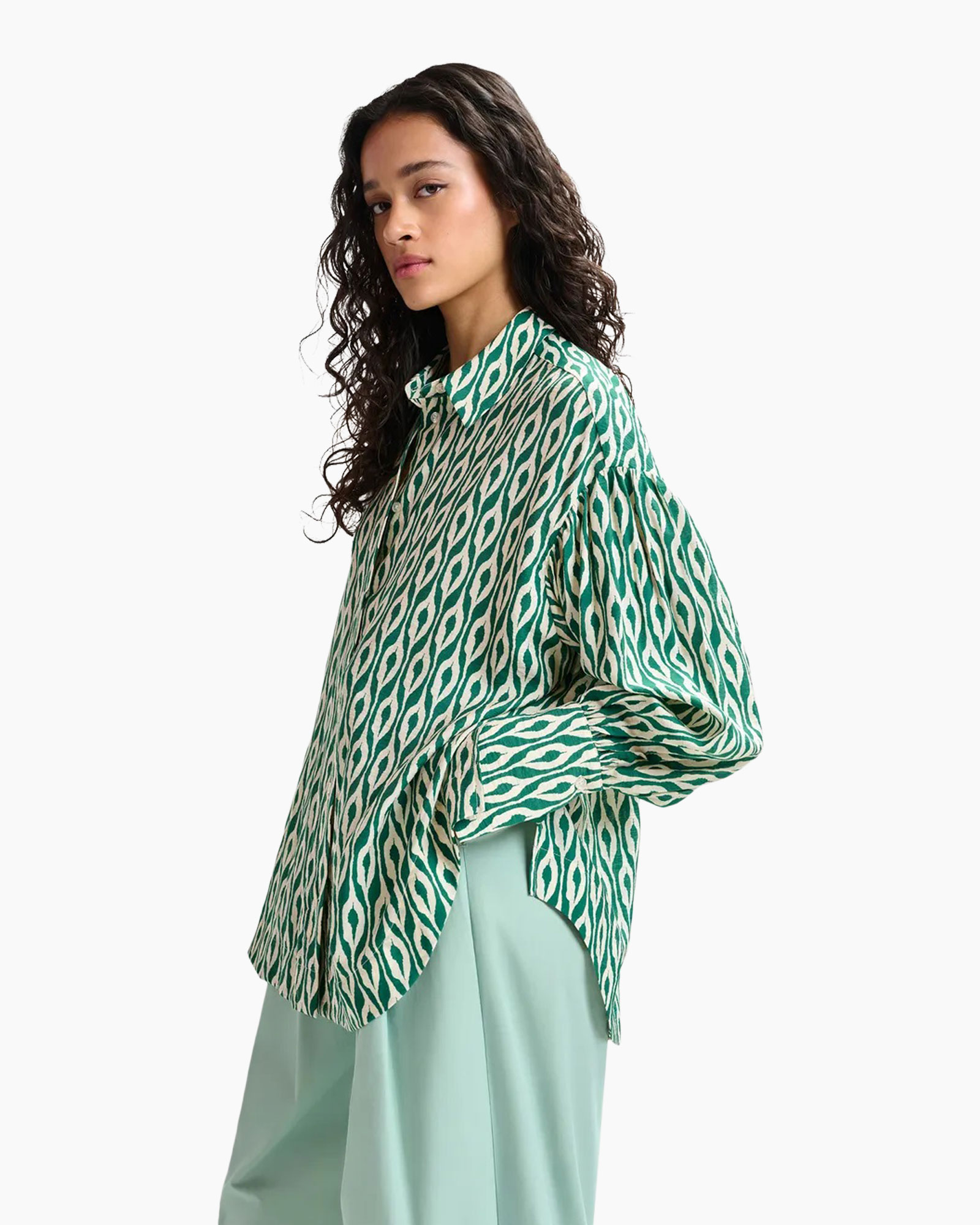 Blouse Ihedford Blauw