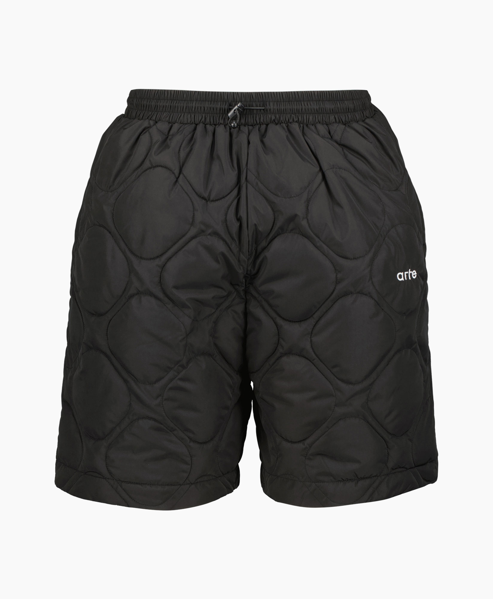 Arte Antwerp Korte Broek Quilted Bauhaus Shape Zwart