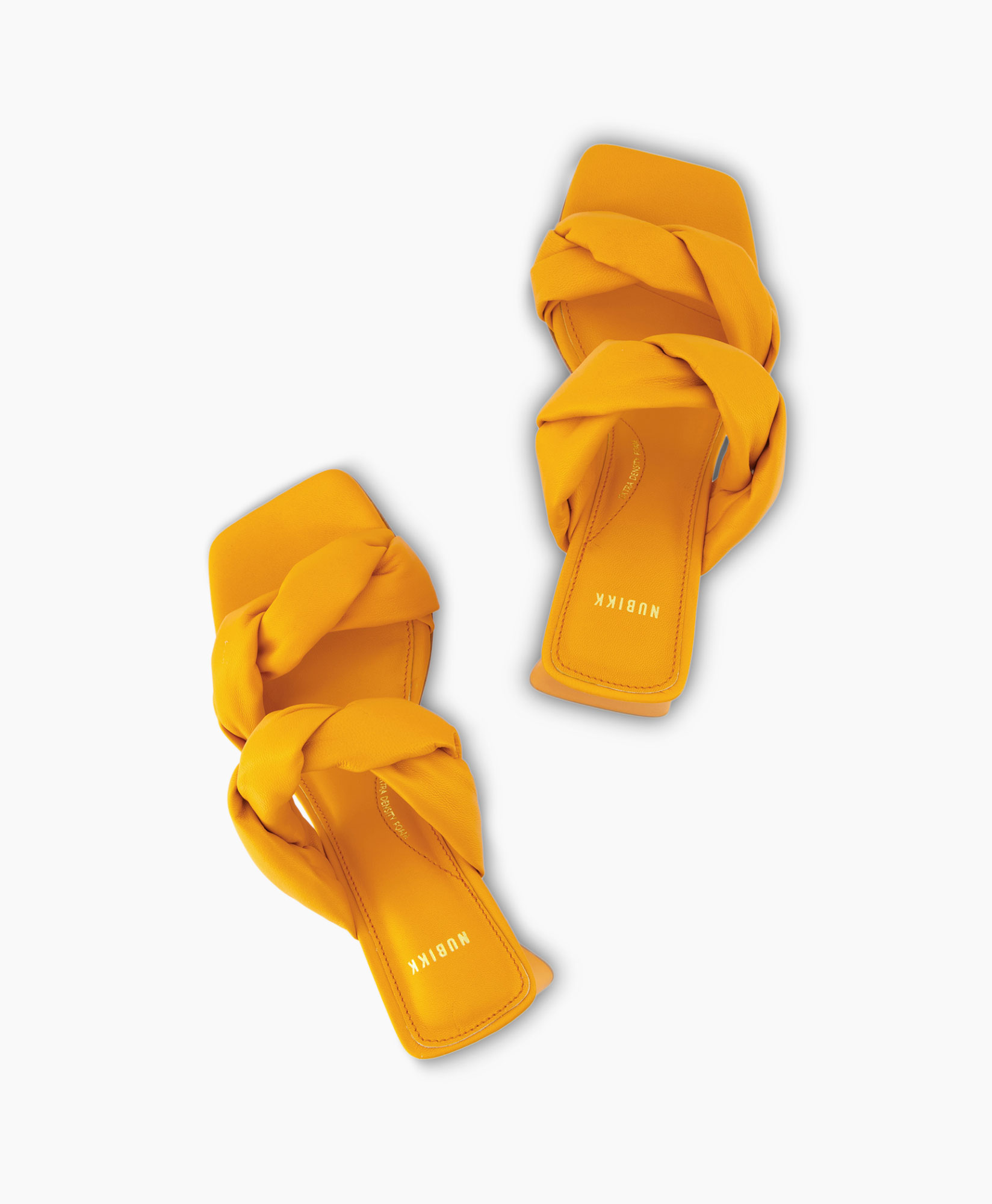 Nubikk Sandaal Triangle Twist Oranje