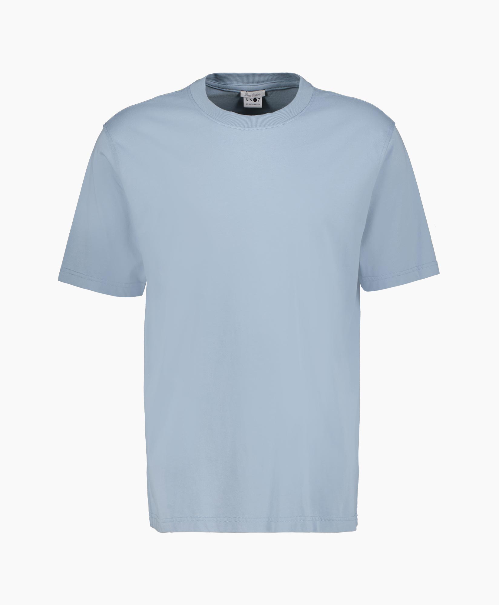 Nn07 T-shirt Korte Mouw Adam 3209 Blauw
