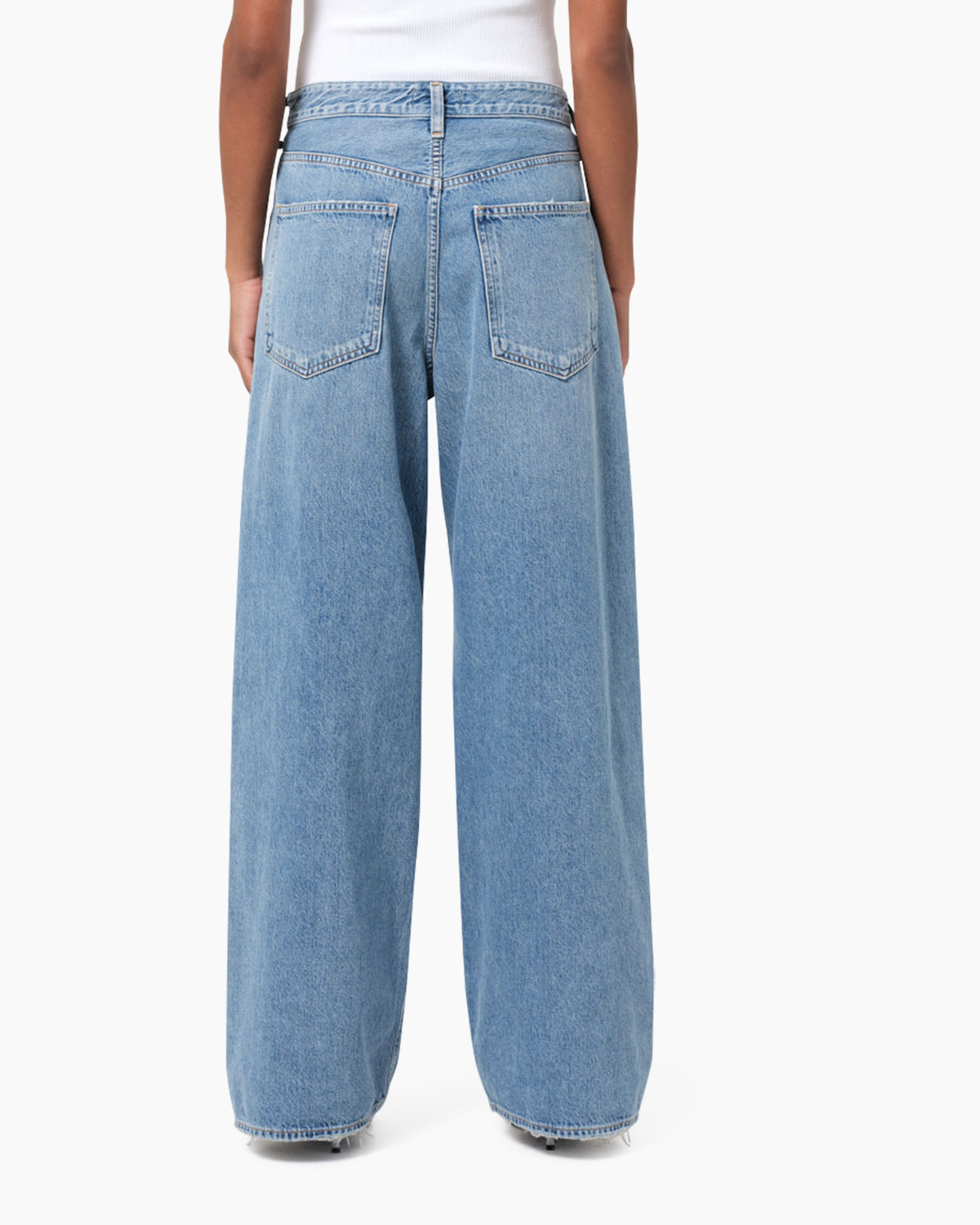 Jeans Vana Fold midden blauw