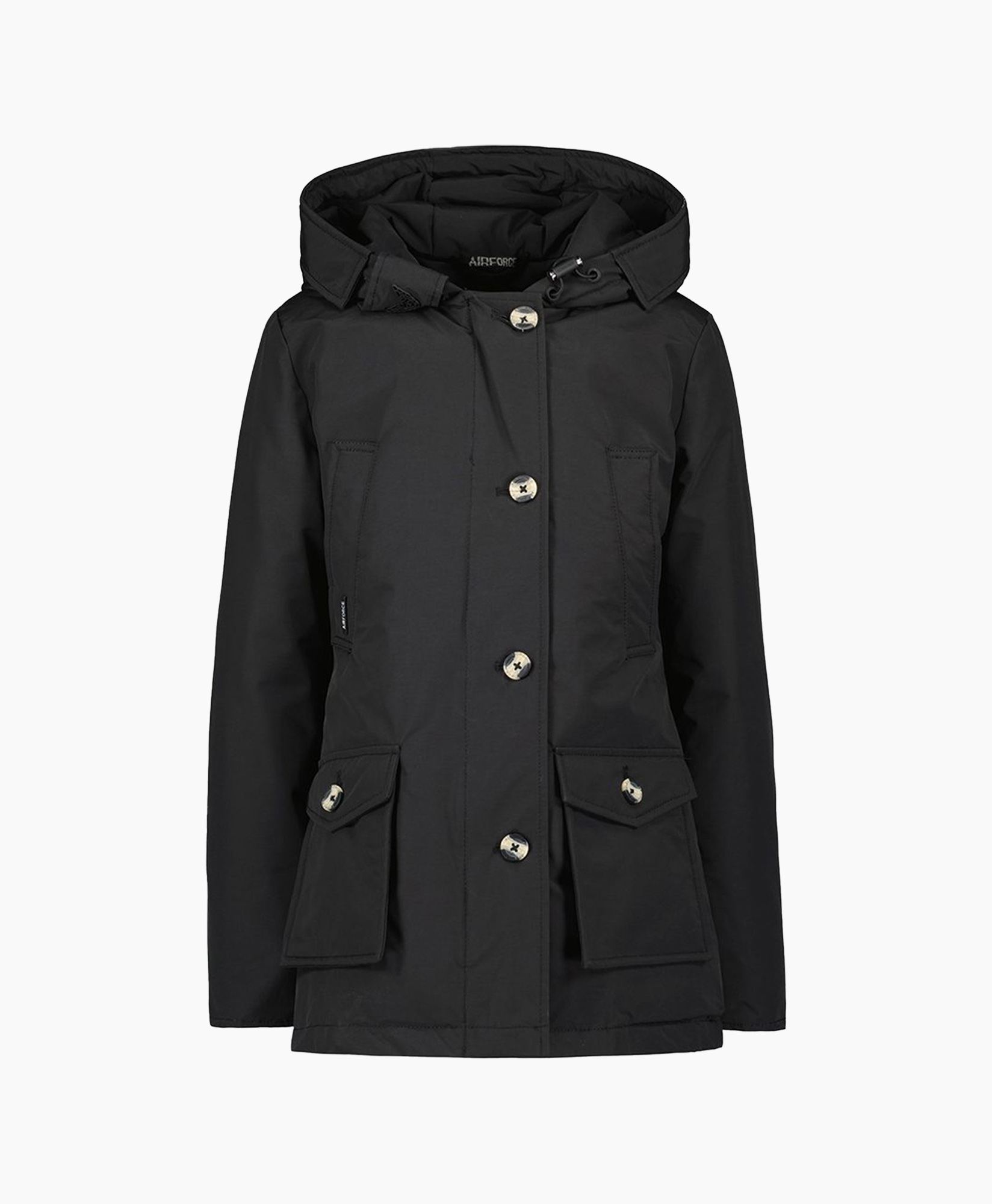 Parka 4 Pocket Zwart