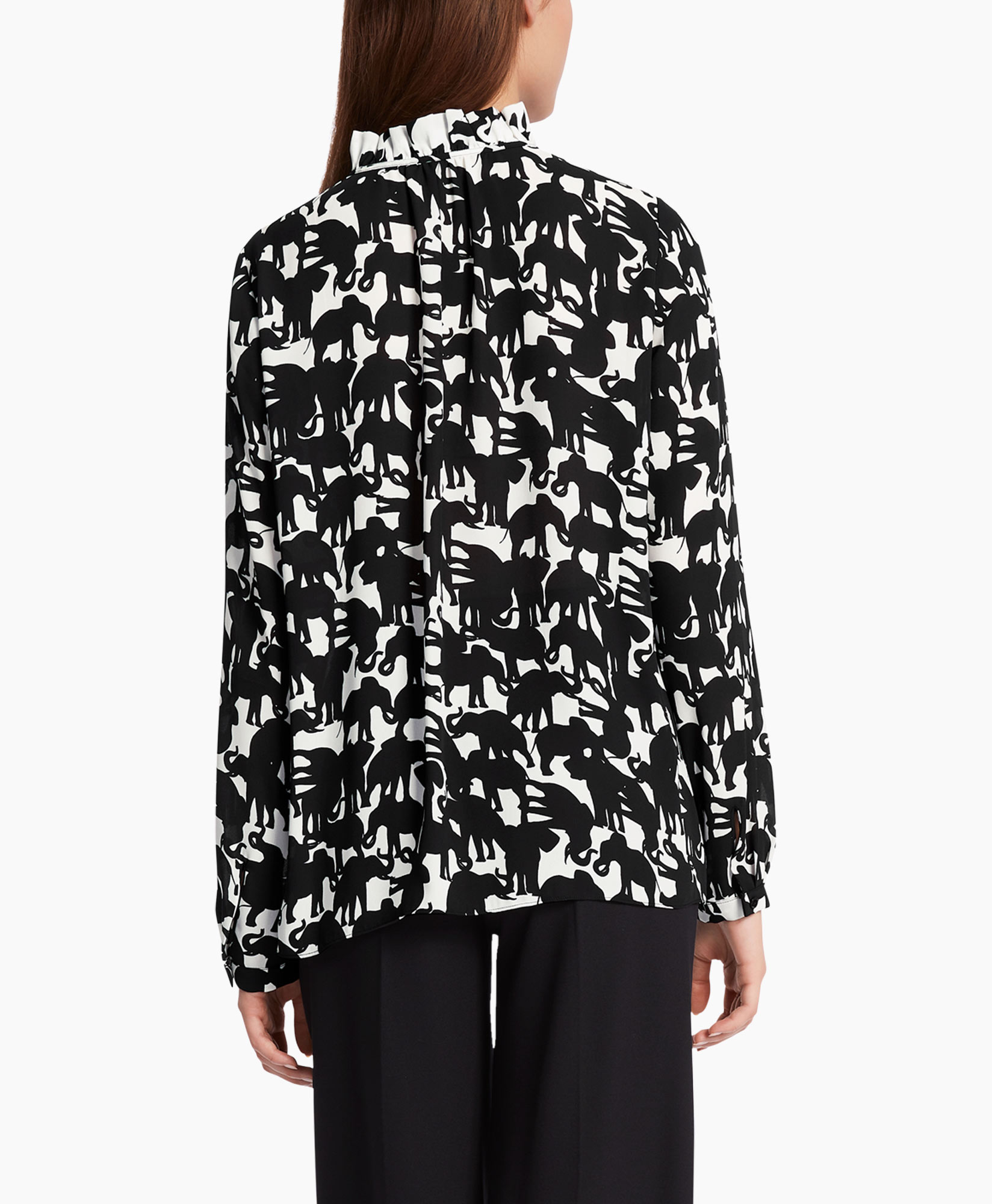 Marccain Collectie Blouse Wc 51.16 W13 Zwart