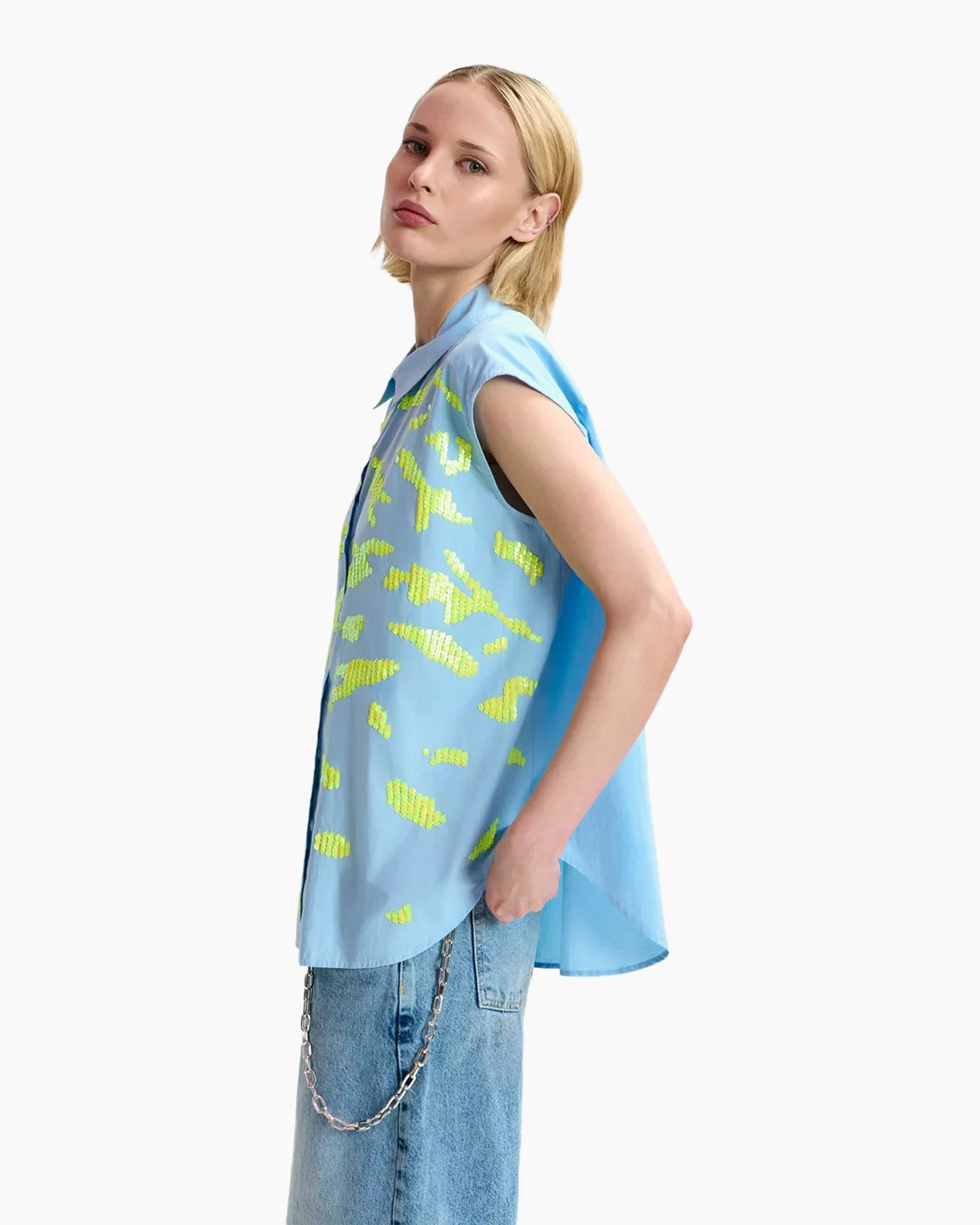 Blouse Hixie Aqua