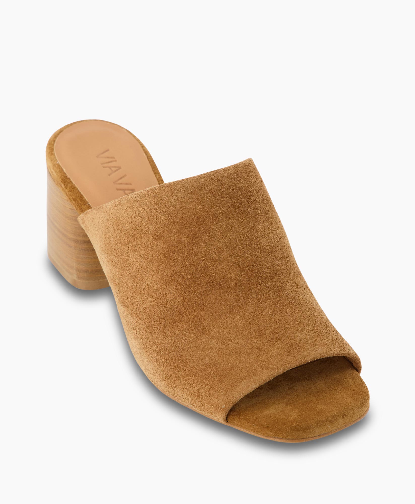 Via Vai Sandaal Met Hak Polly Cognac
