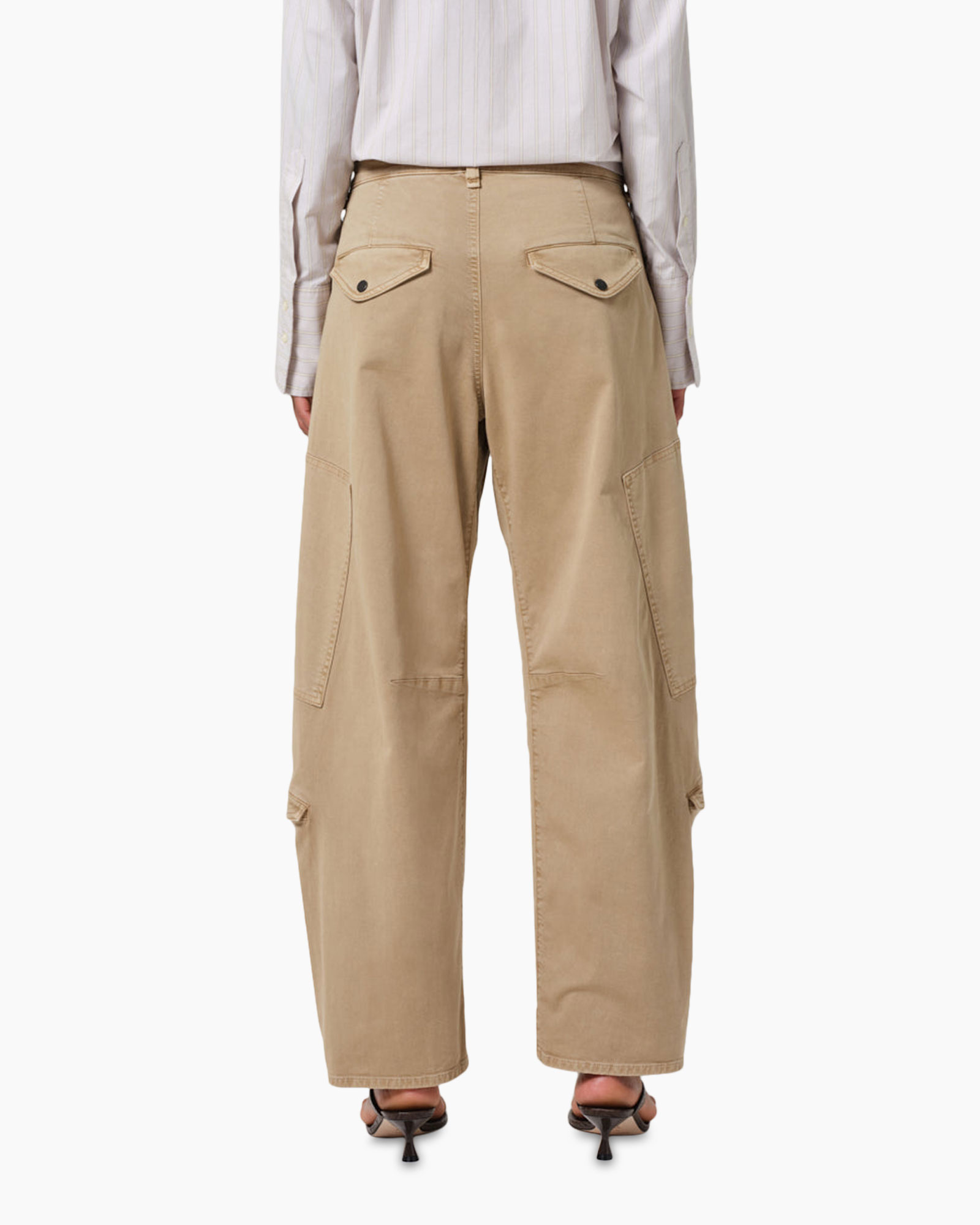 kargobroek, khaki, beige, twill, broek