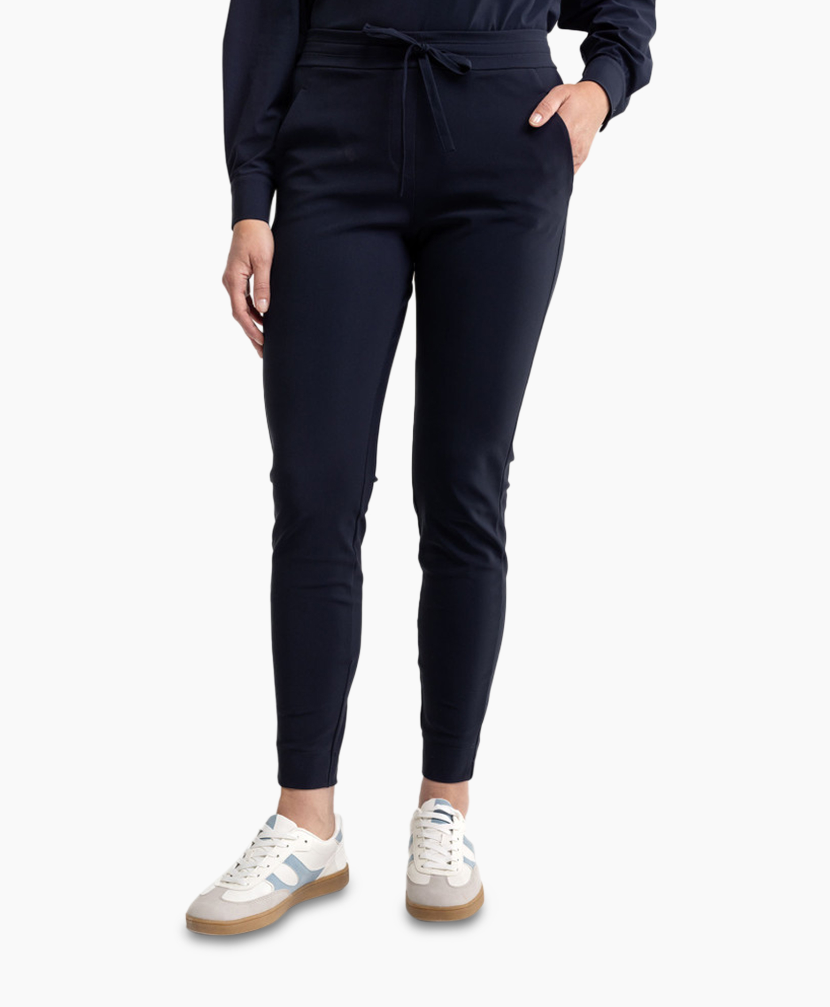 Broek Downstairs Bonded Trousers Donker Blauw