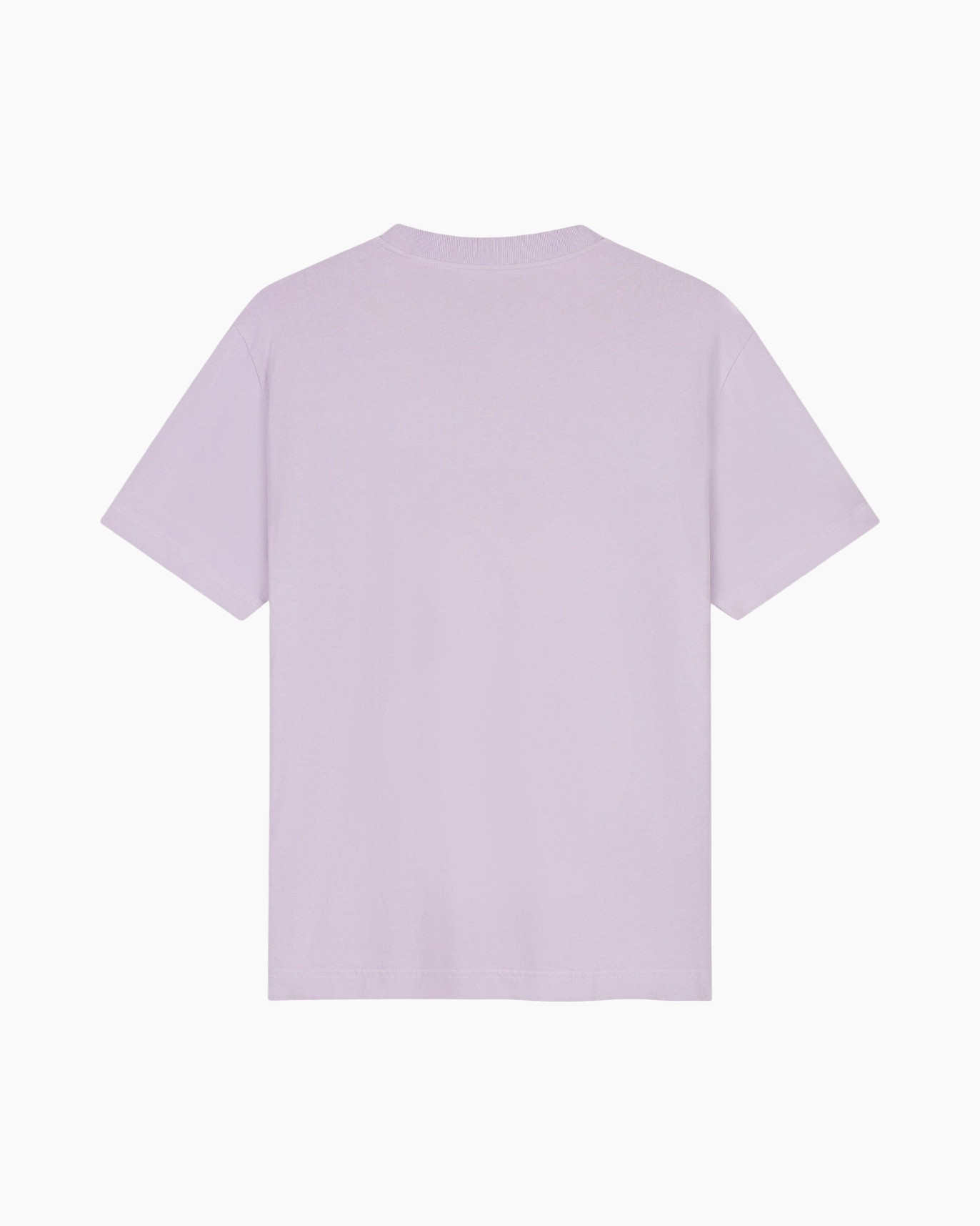 t-shirt, korte mouwen, lavendel, effen kleur, katoen