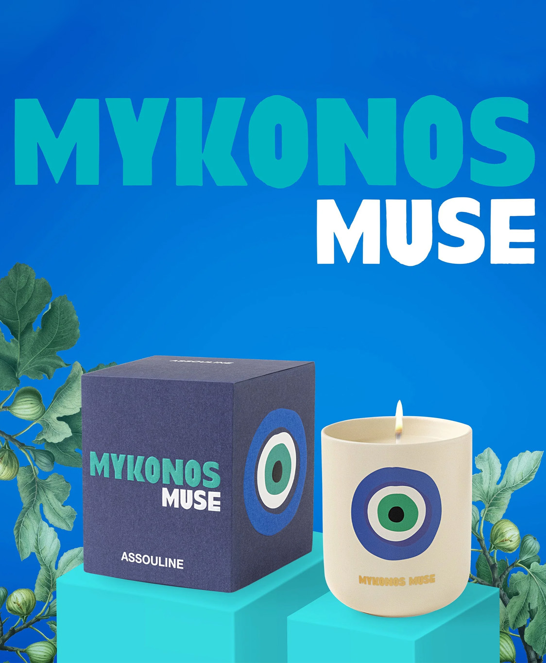 Kaars Mykonos Muse - Travelfrom Home Candle Diversen