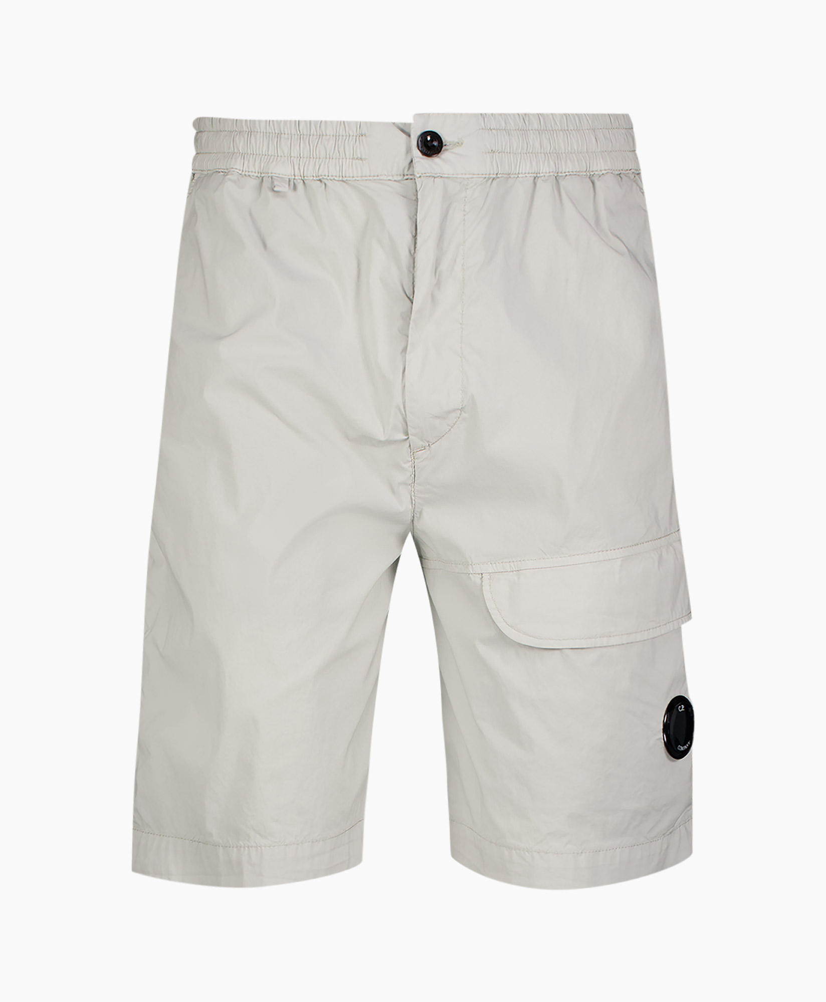 Korte Broek Cargo Shorts Licht Grijs