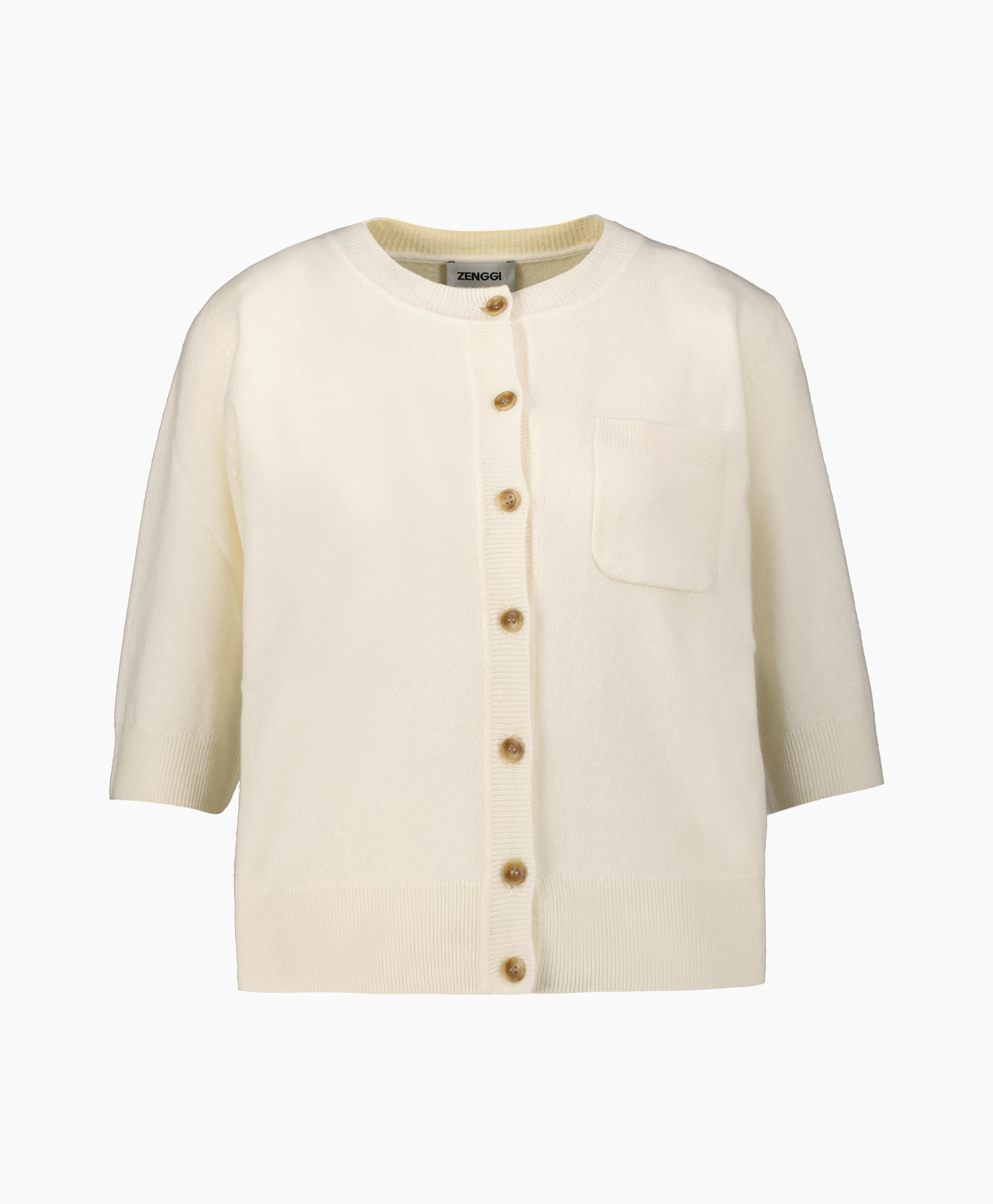 Vest Cashmere Blend  Off White