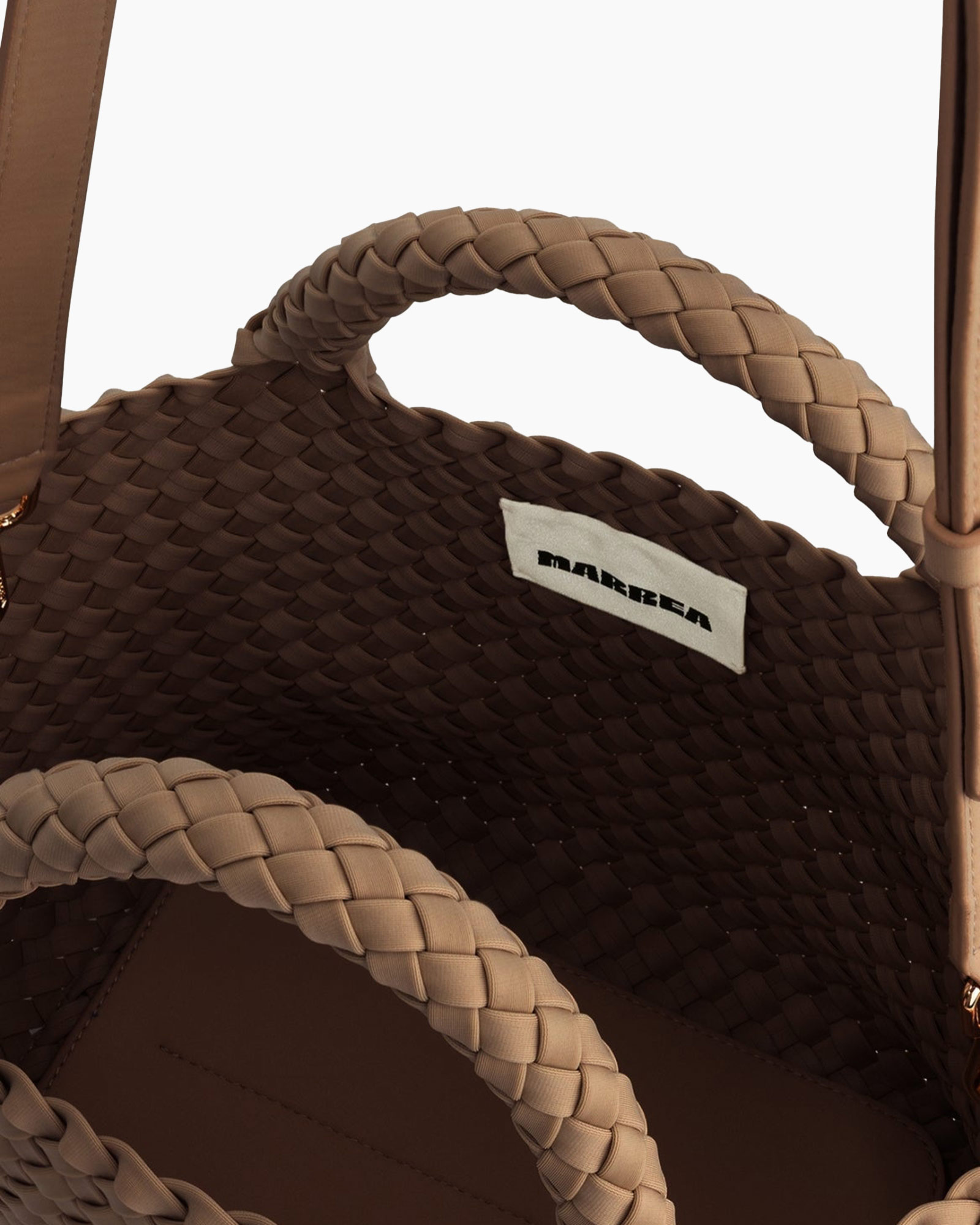 gevlochten, tas, textuur, bruin, handtas