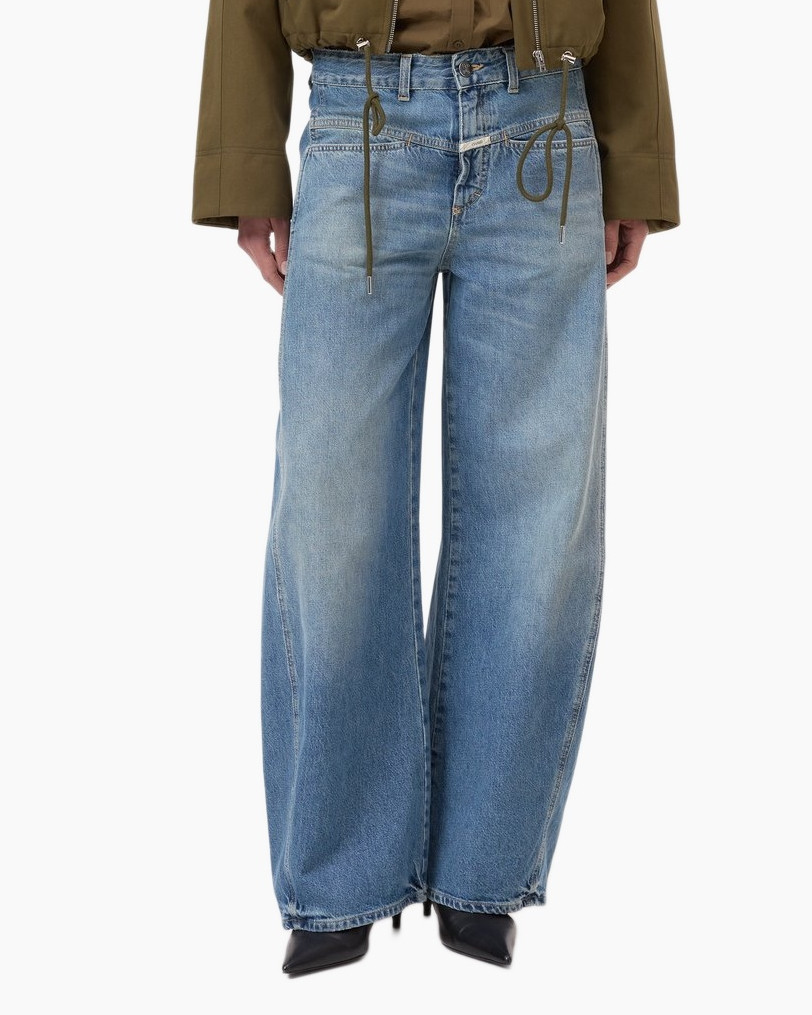 wide-leg, jeans, denim, lightwashed, high-waist