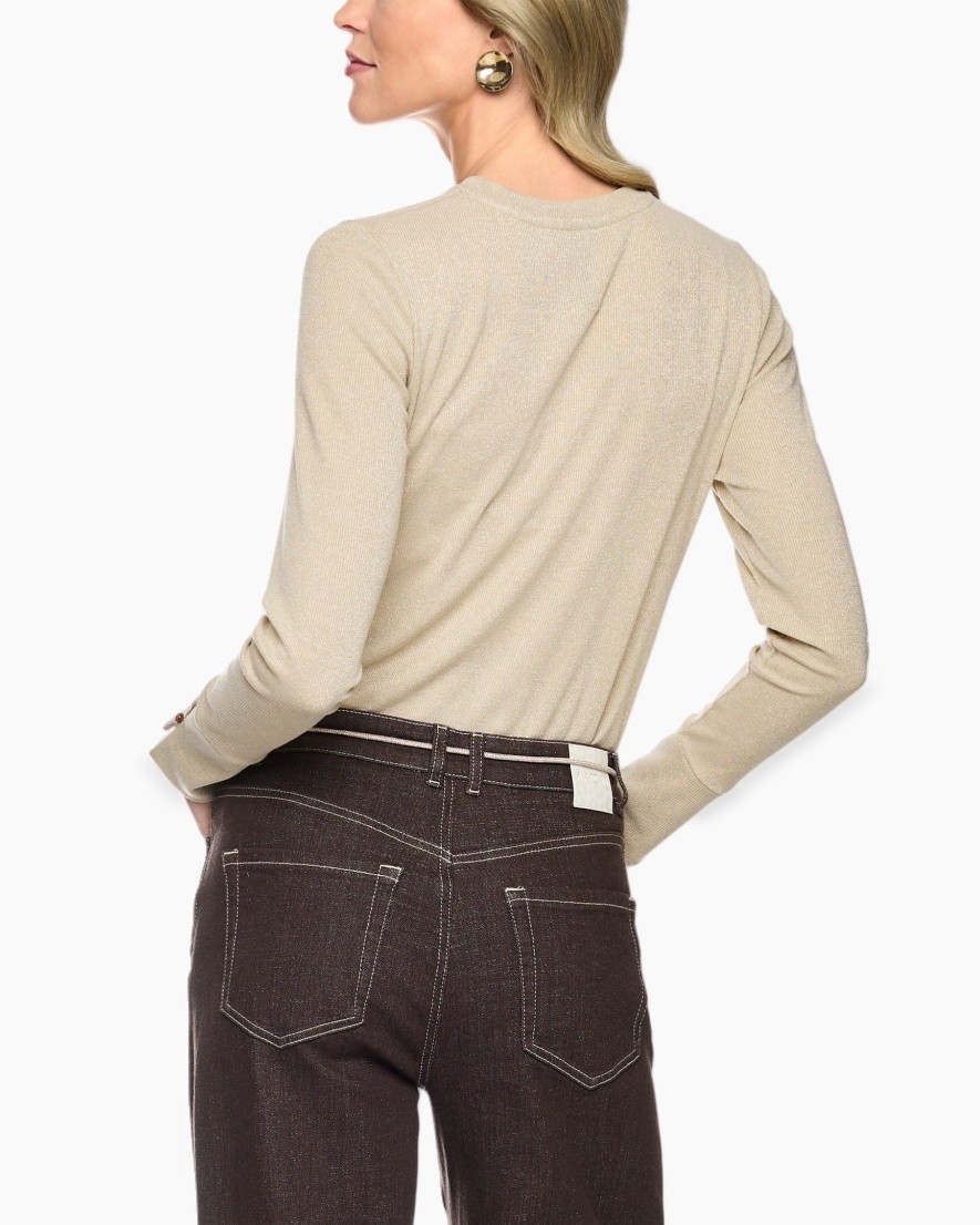 lange mouw, beige, brei, trui-achtig, rugzicht-broek?