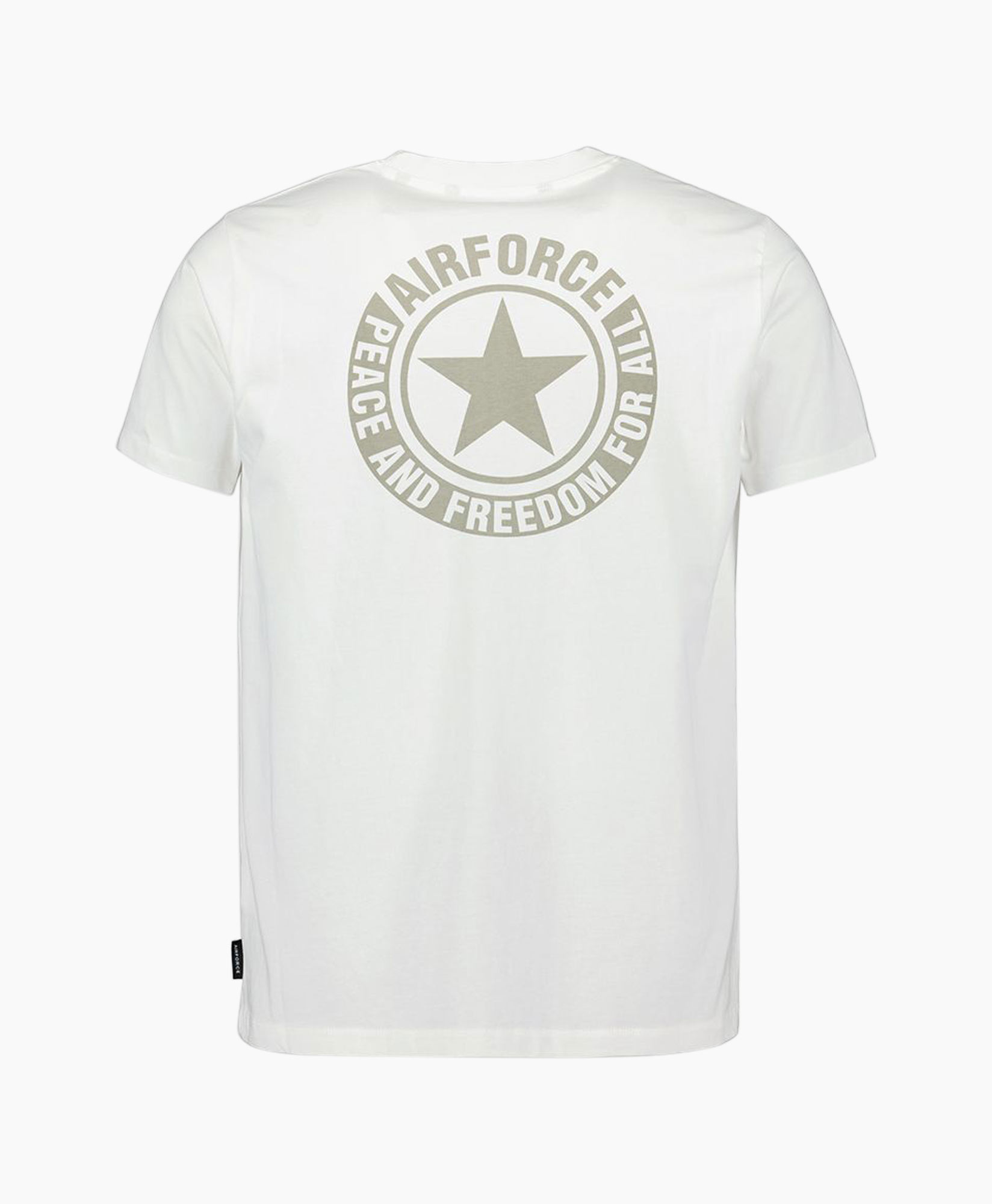 T-shirt Wording/logo Wit