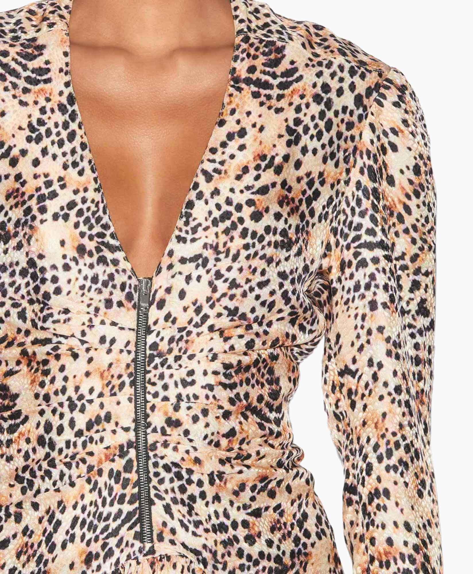 Midi Jurk Magaly-ga Beige