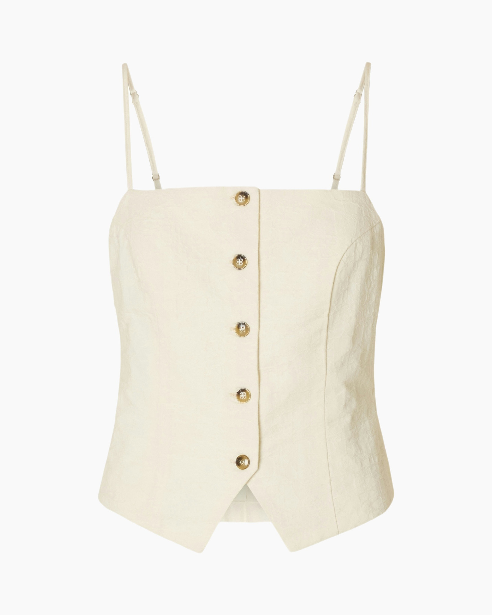 Top Mette Buttoned Jacquard Strap To Wit