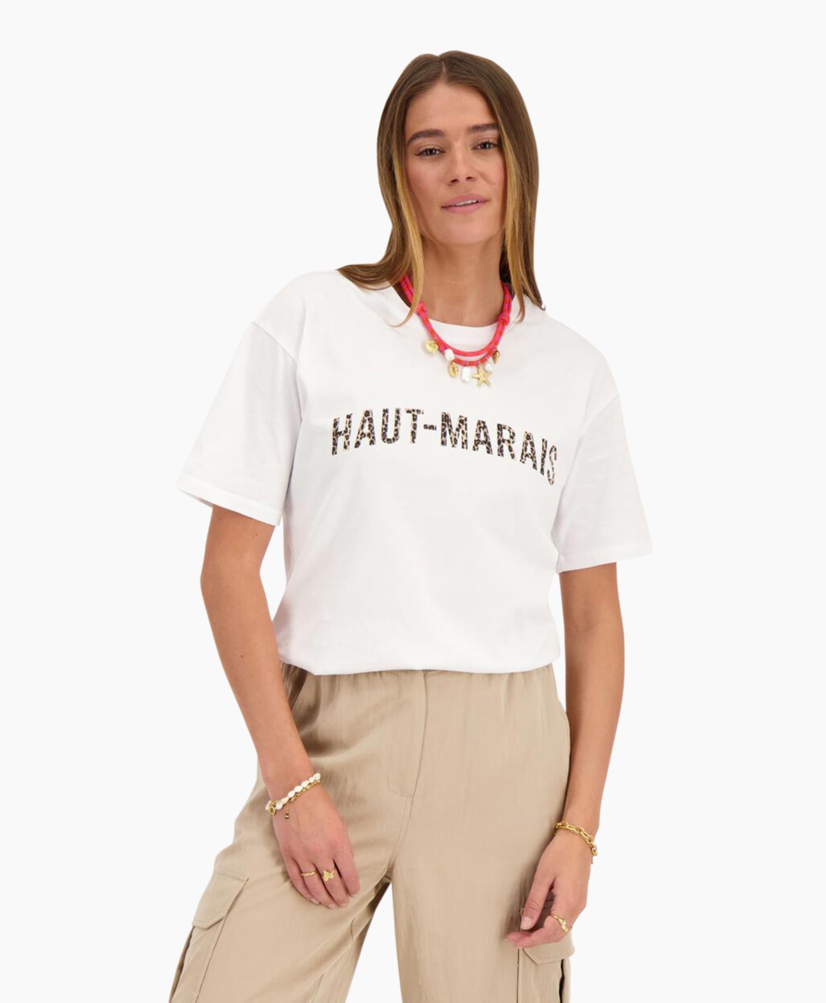 T-shirt Korte Mouw Mj11112 Wit