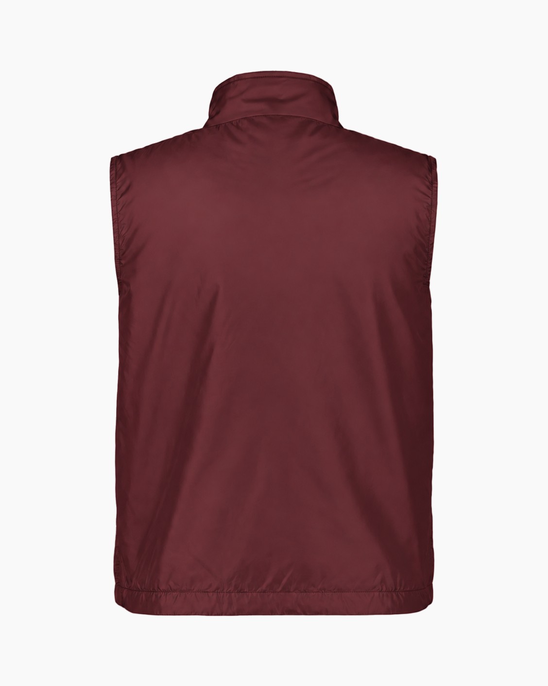 vest, mouwloos, rits, maroon, windbreaker