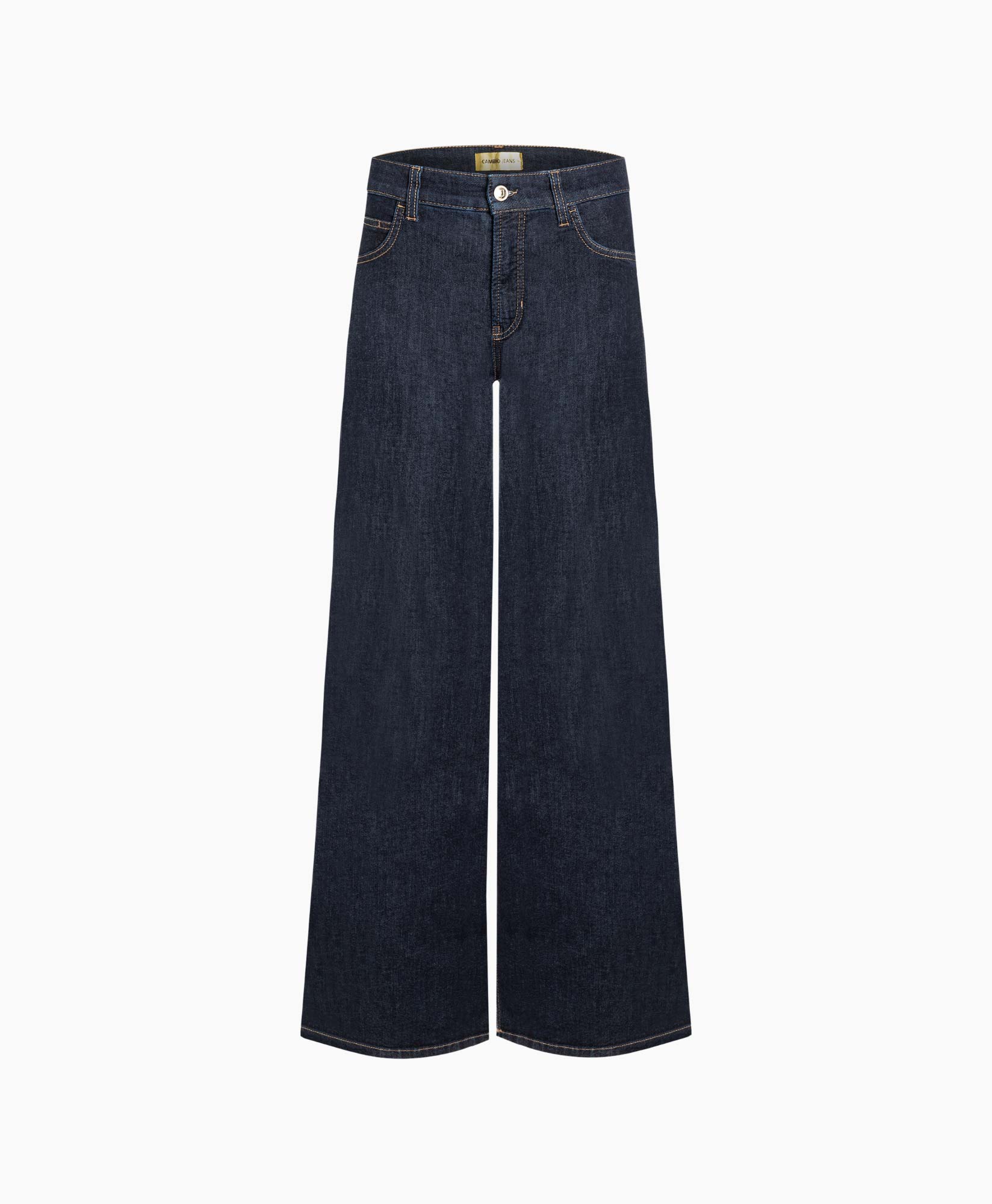 Cambio Jeans Palazzo Dark Hr Stretch Blue Denim Blauw