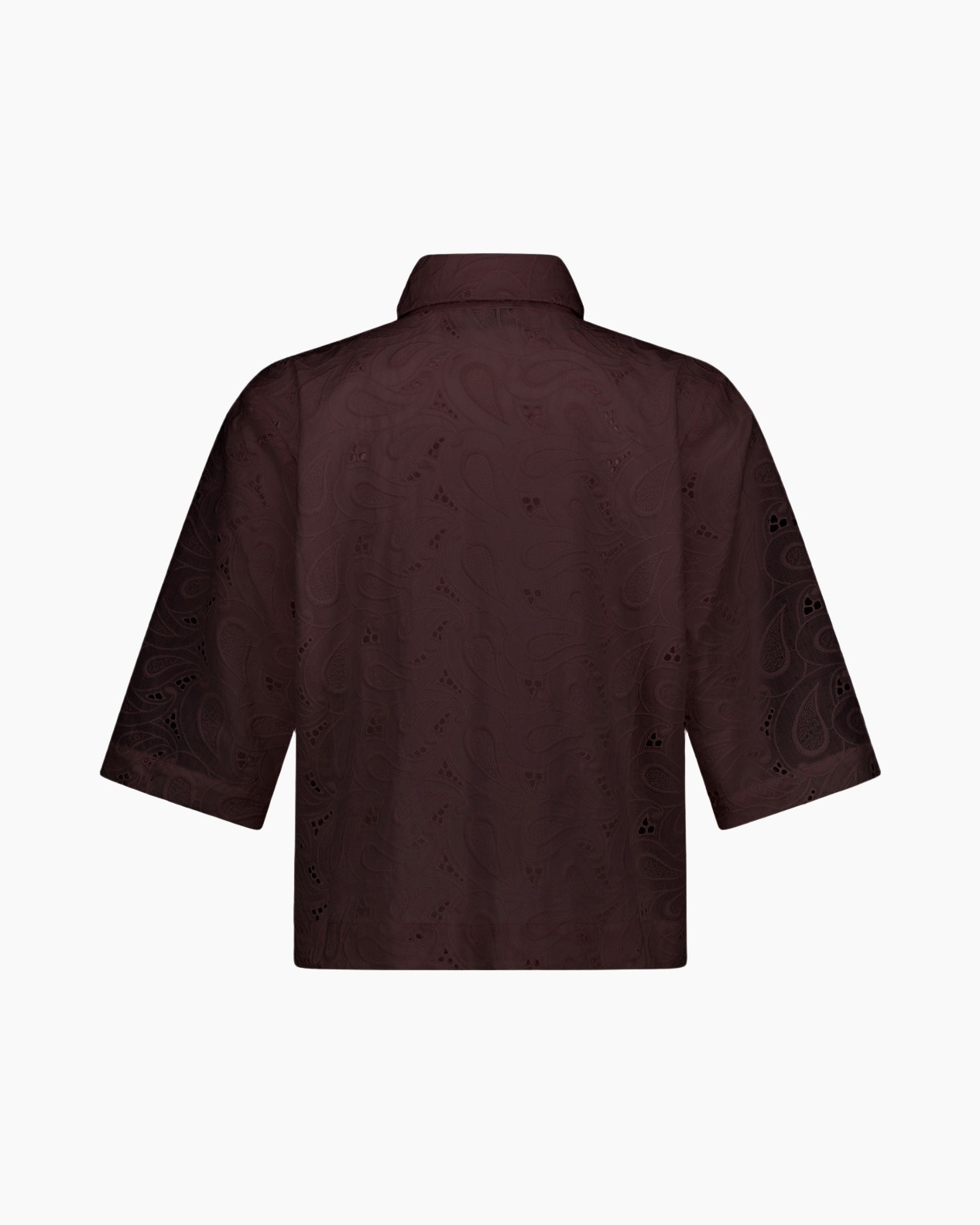 hemd, blouse, top, knopenblad, borduursel