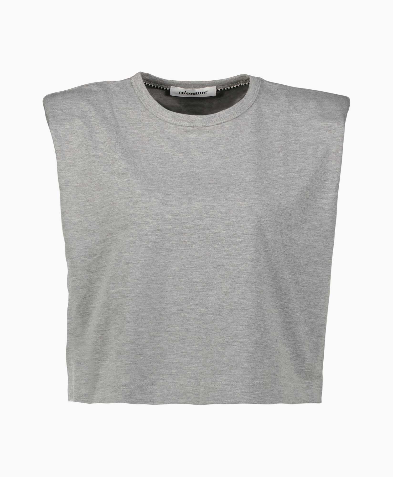 Top Eduarda Crop Grijs