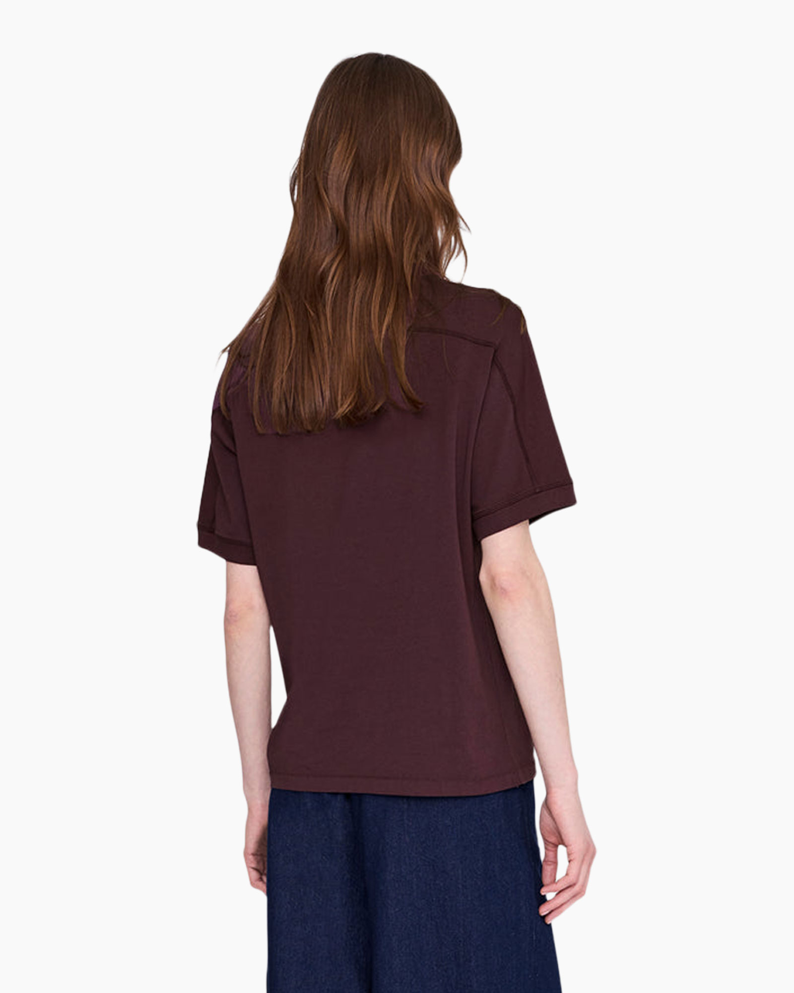 t-shirt, maroon, grafisch, korte mouwen, unisex