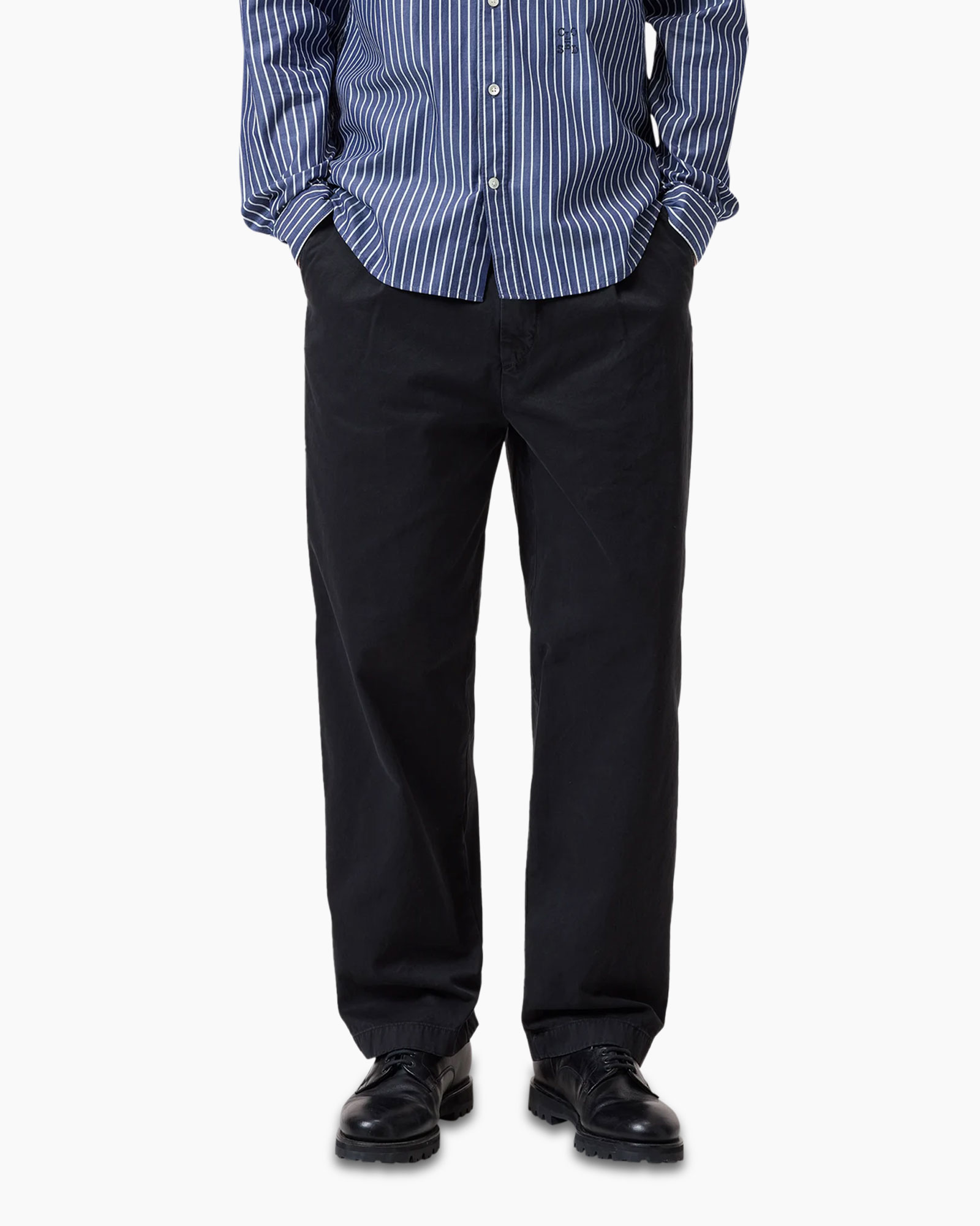 Pantalon Blomberg Wide Zwart
