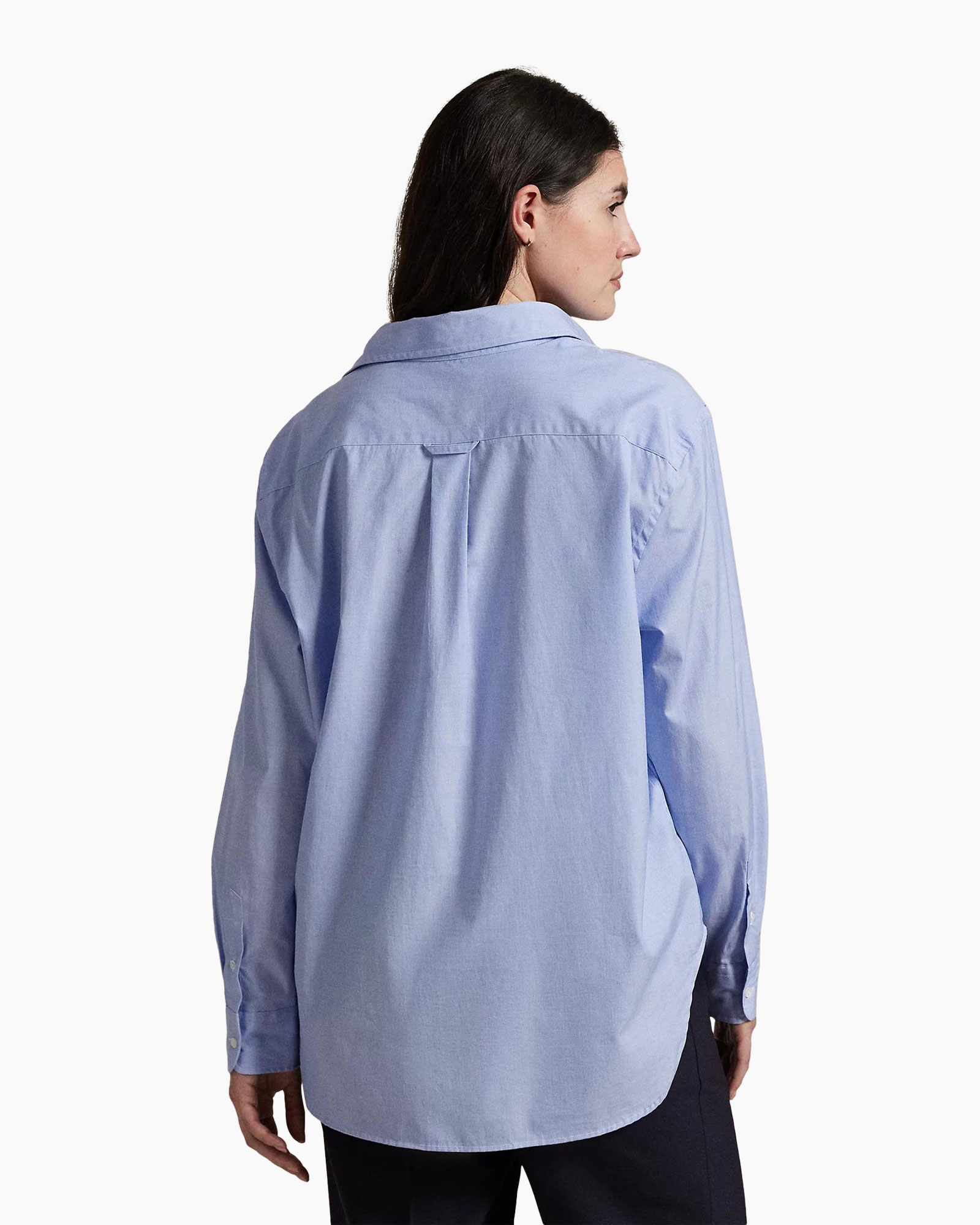 hemd, knopenoverhemd, lichtblauw, casual, zonnebril zak