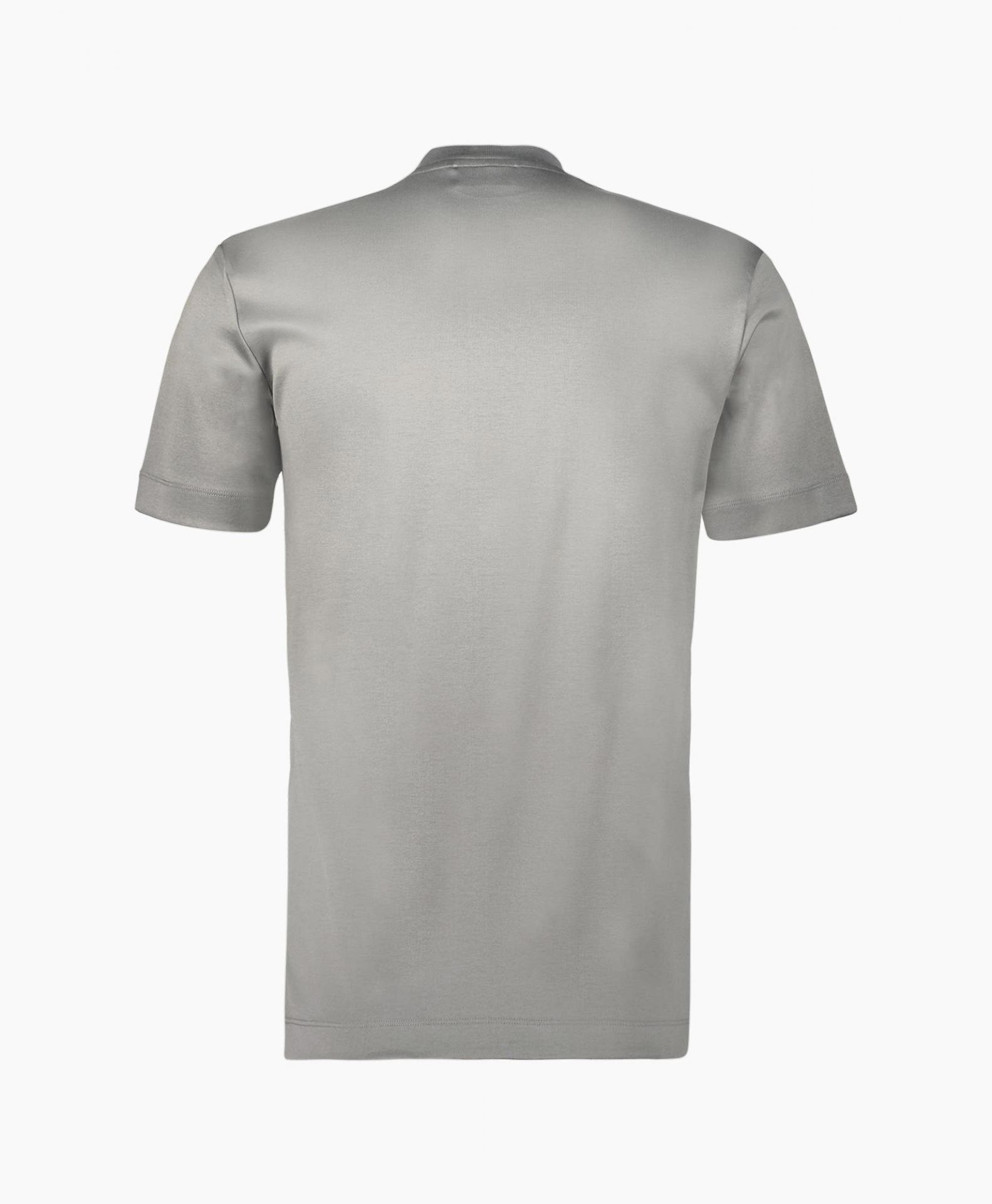 T-shirt Korte Mouw Interlock Supima Grijs