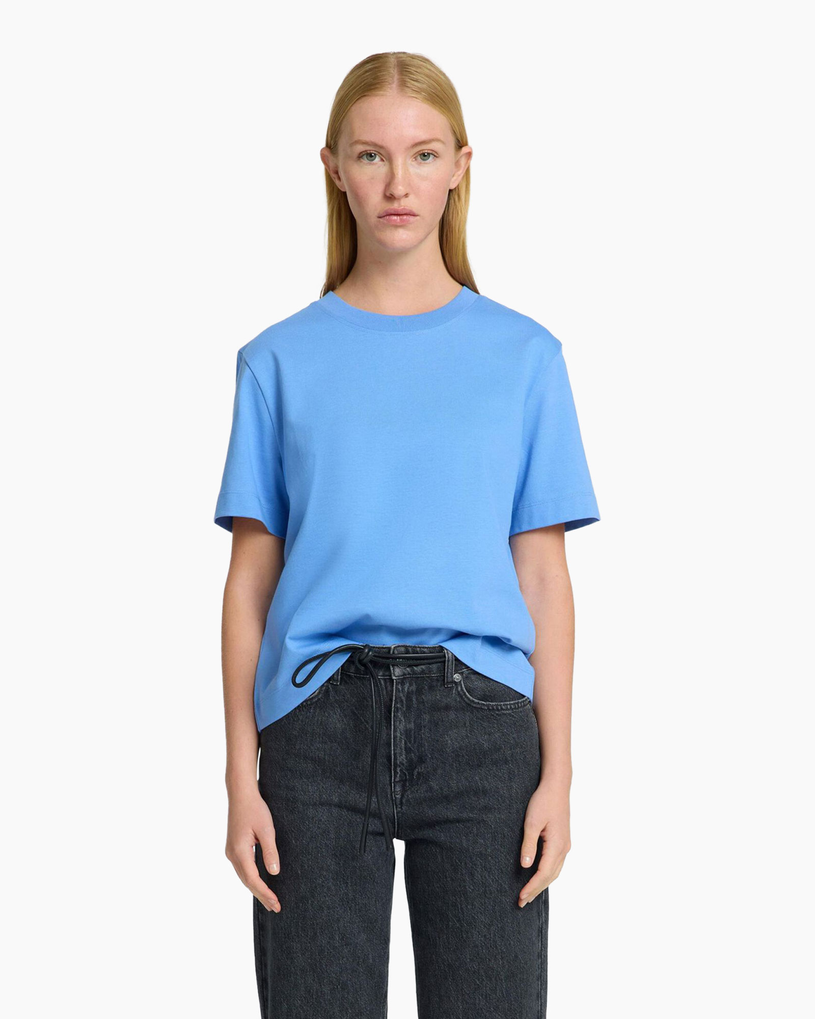 T-shirt Korte Mouw Essential Ss  Boxy Tee Noos Blauw