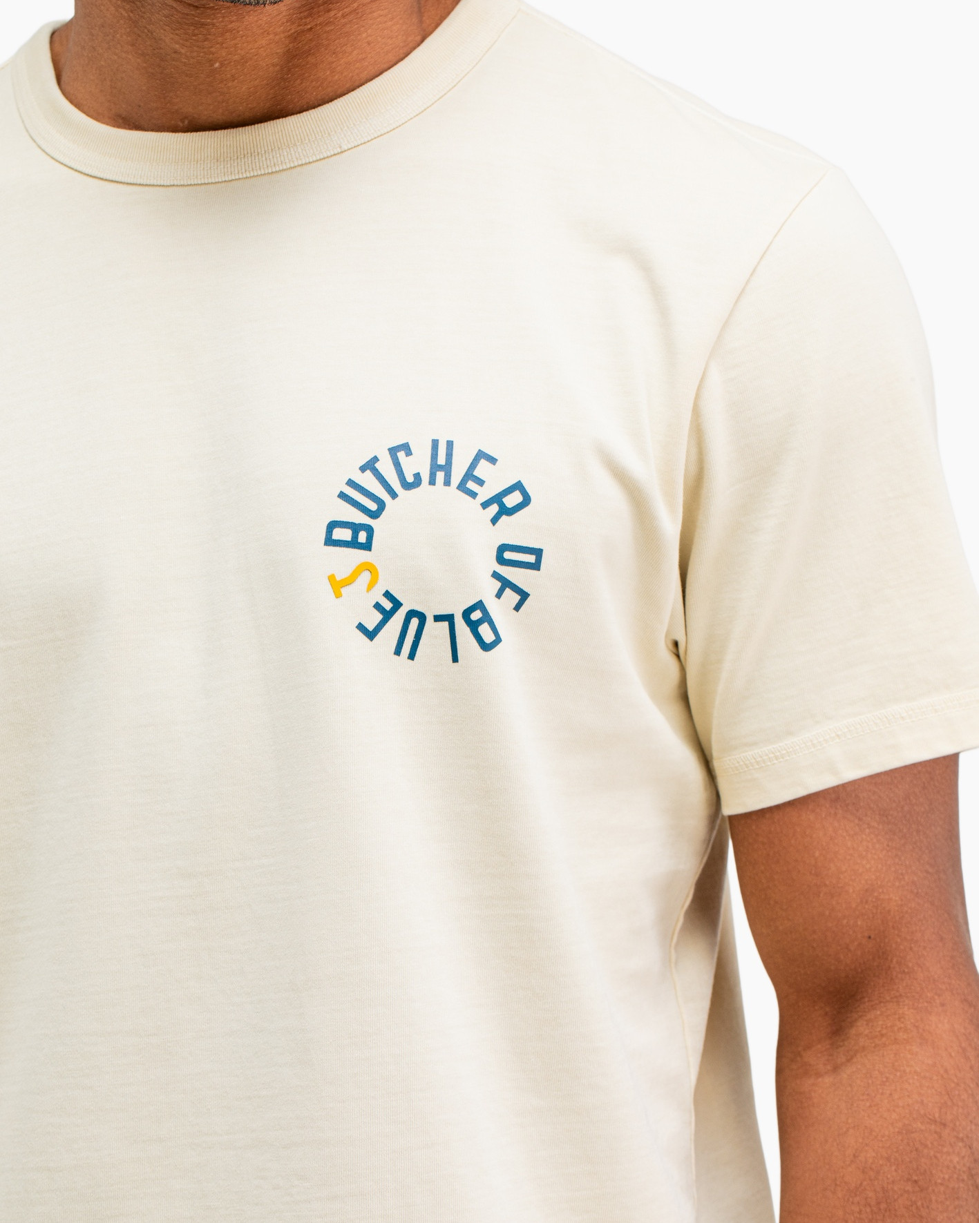 T-shirt Korte Mouw Army Circle Tee Beige