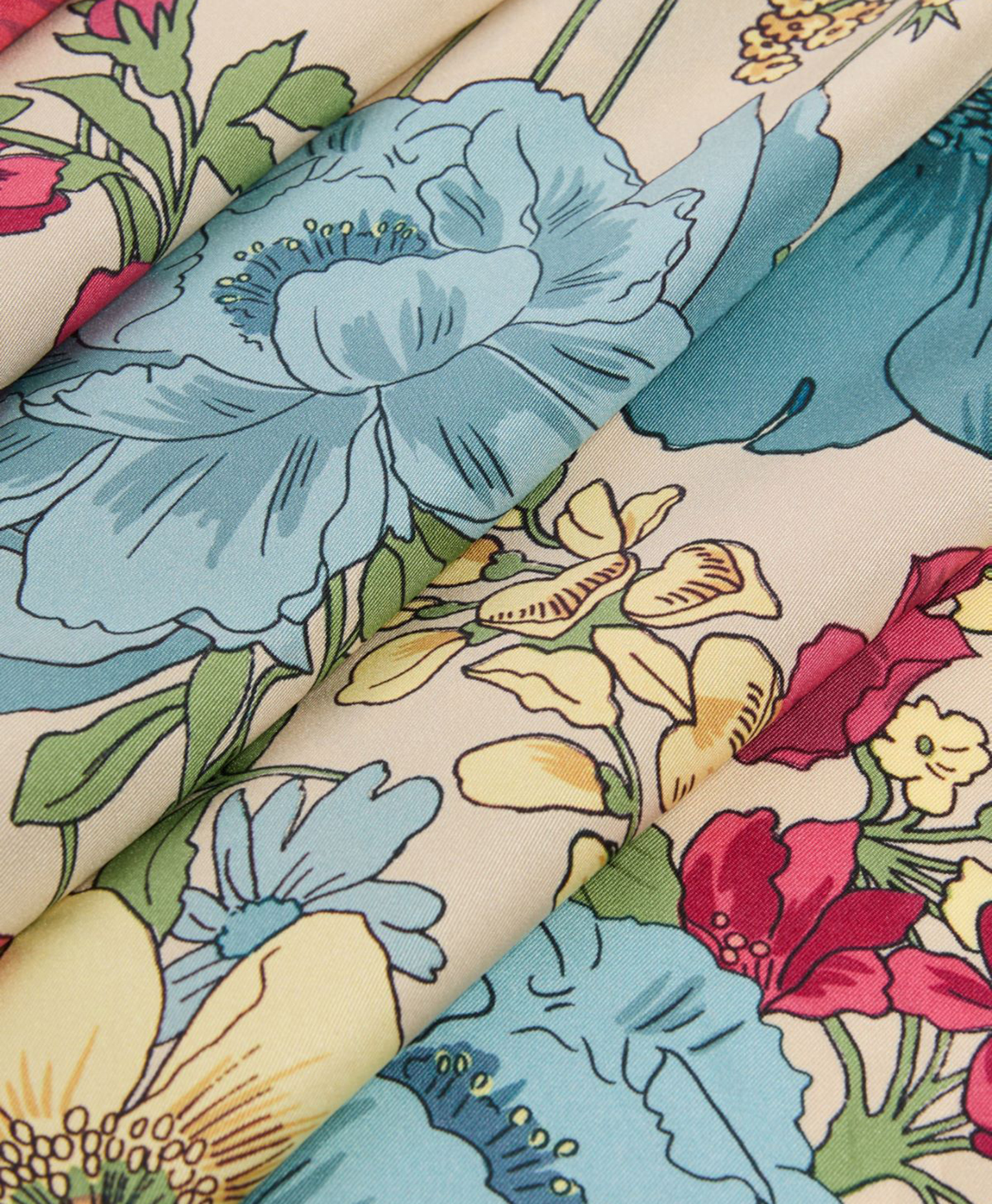 bloemenstof, geprint textiel, kleurig patroon, bloemige stof, zacht materiaal
