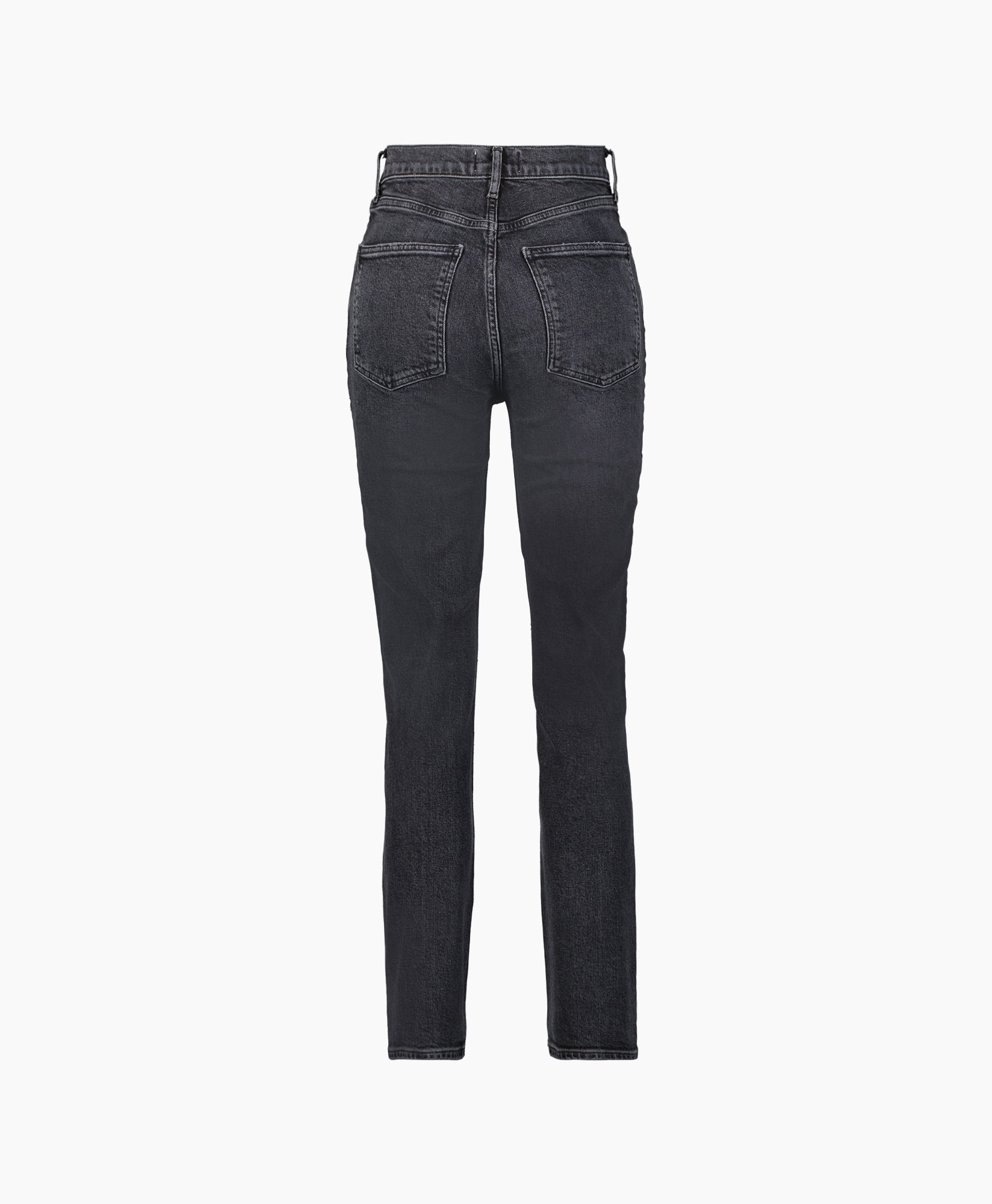 Jeans High Rise Stovepipe Grijs