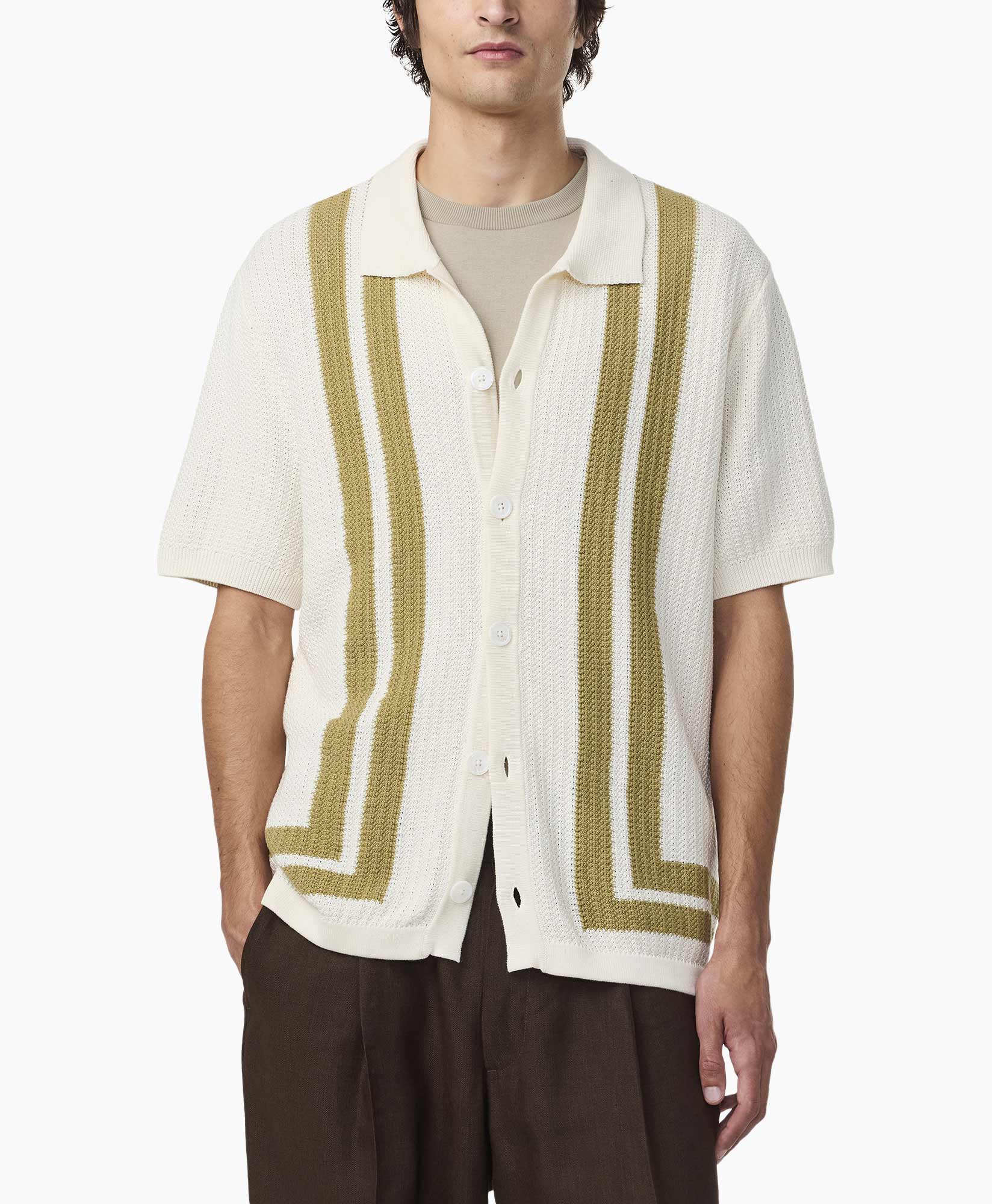 Polo Ares Knit Polo 6636 Beige