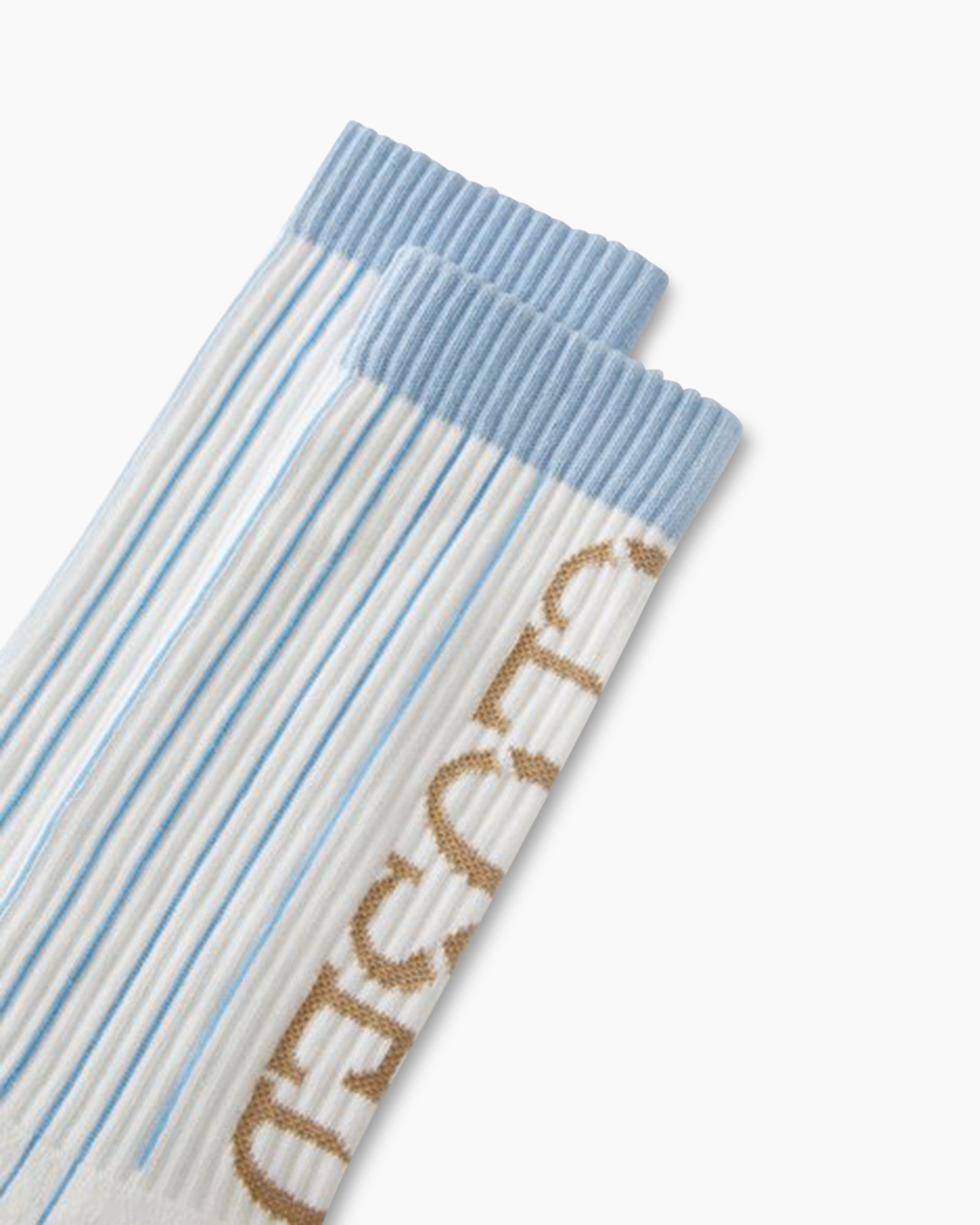 Sokken Logo Licht Blauw