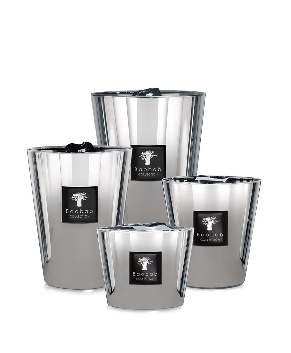 Baobab Geurkaars Max 10 Les Exclusives Zilver