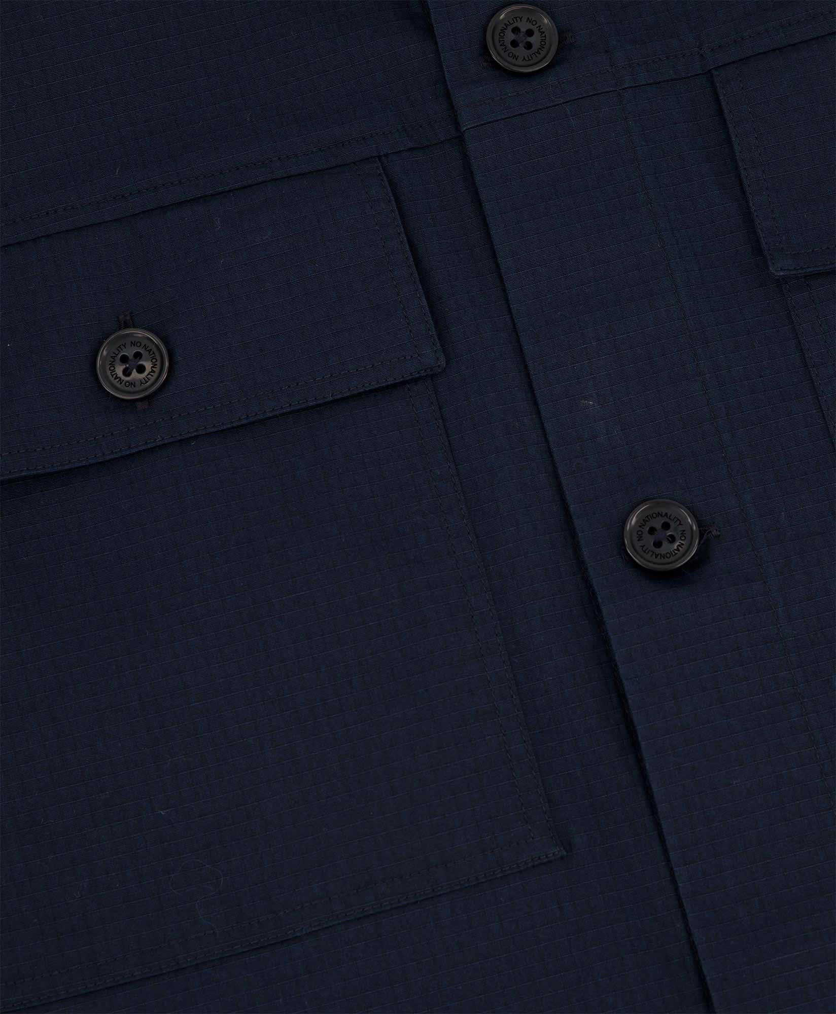 Nn07 Overshirt Wilas 1449 Donker Blauw