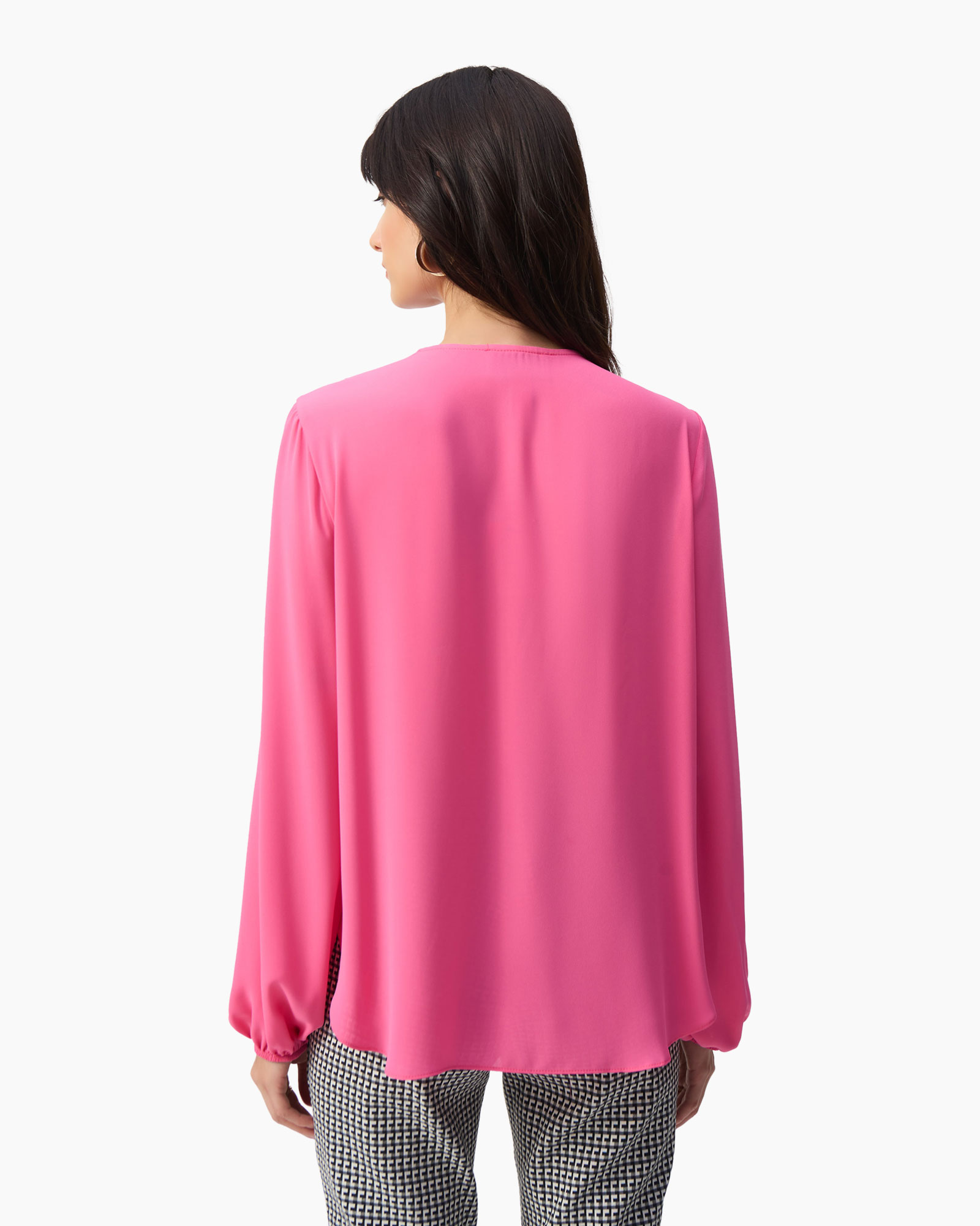 Blouse Crossed Roze
