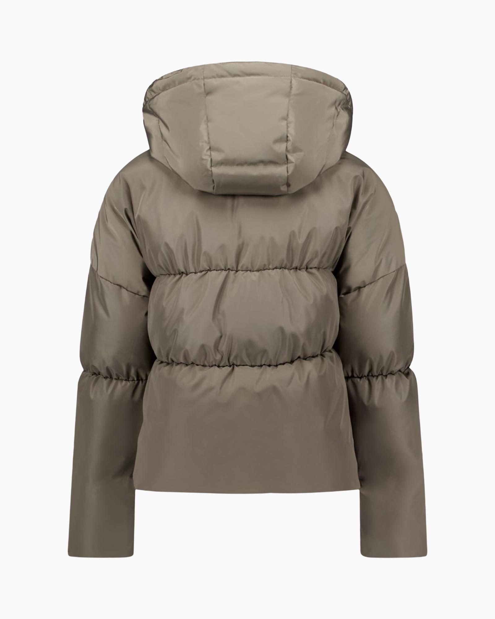 Jas Maya Puffer Jacket Donkergrijs