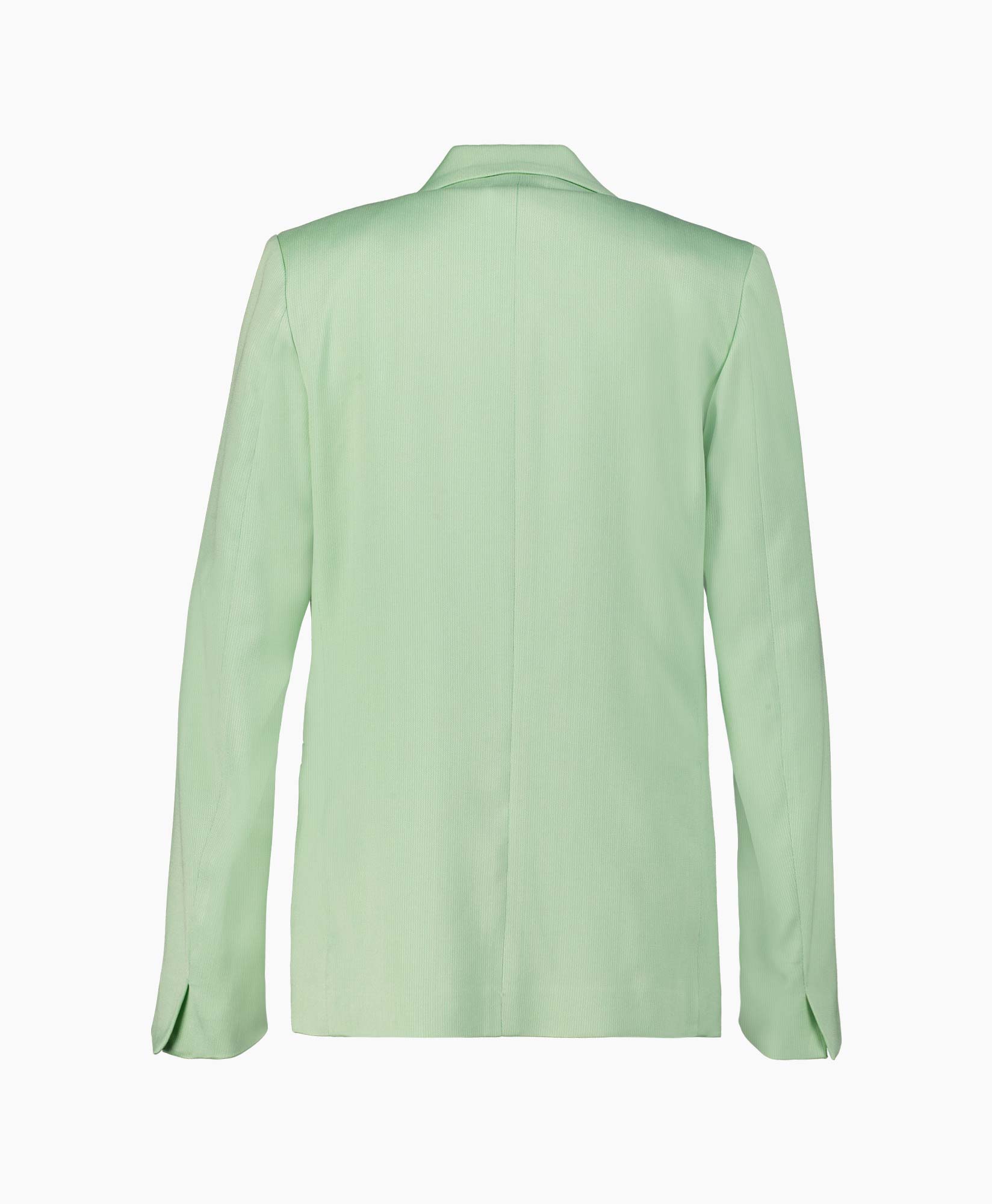 Blazer Slubbed Viscose Cotton licht groen