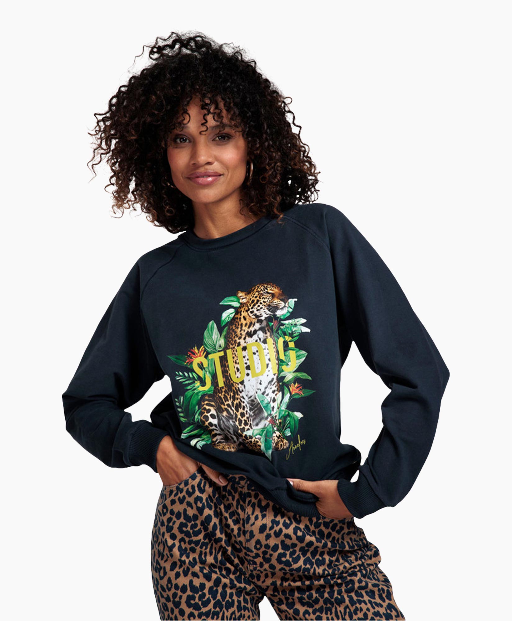 Studio Anneloes Pullover Nina Sweater Donker Blauw