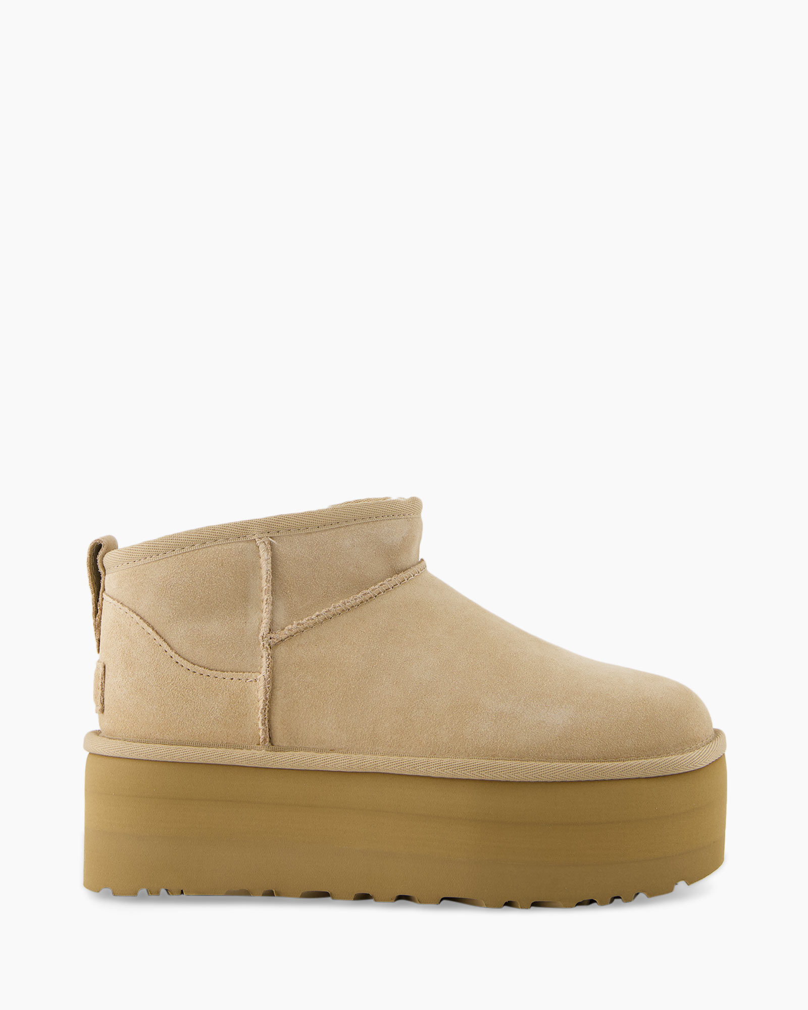 Enkellaars Classic Ultra Mini Platform Zand