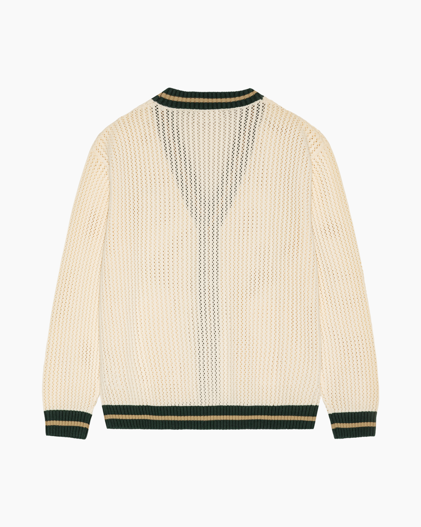 cardigan, knit, cream, striped, buttons