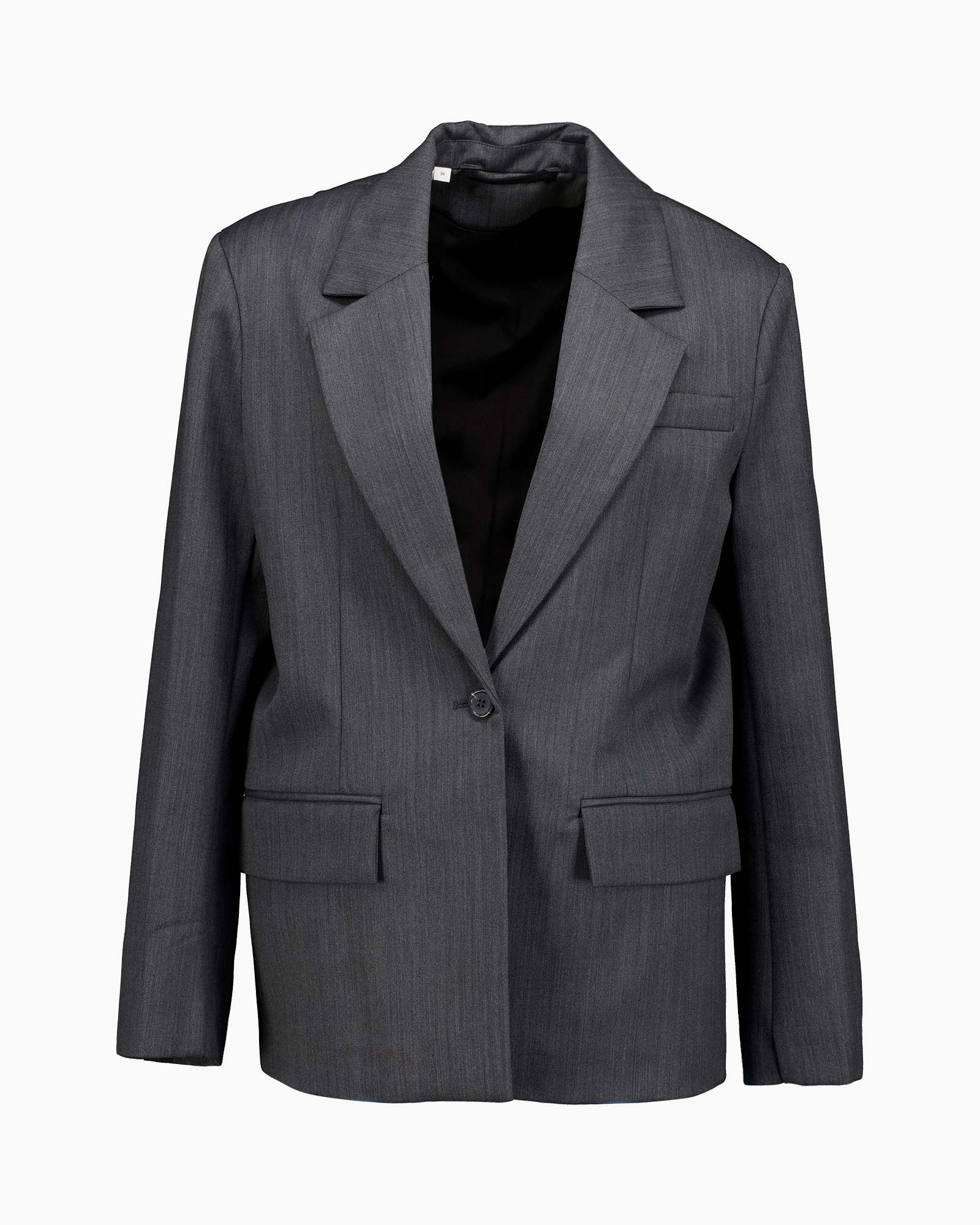 Jasje Fenia Ls Oversized Blazer Grijs