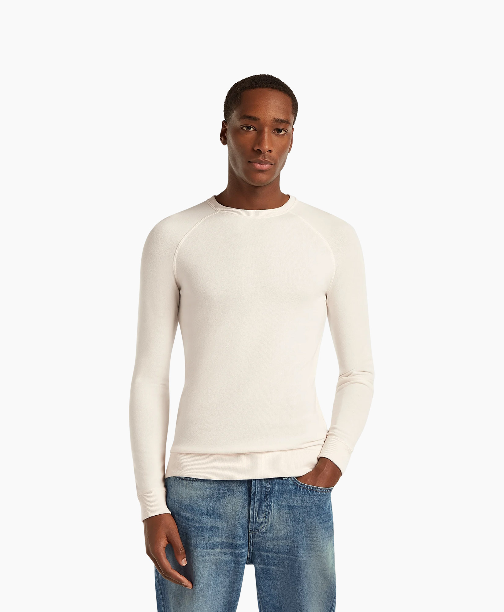Pullover Jv Raglan Cmj Off White