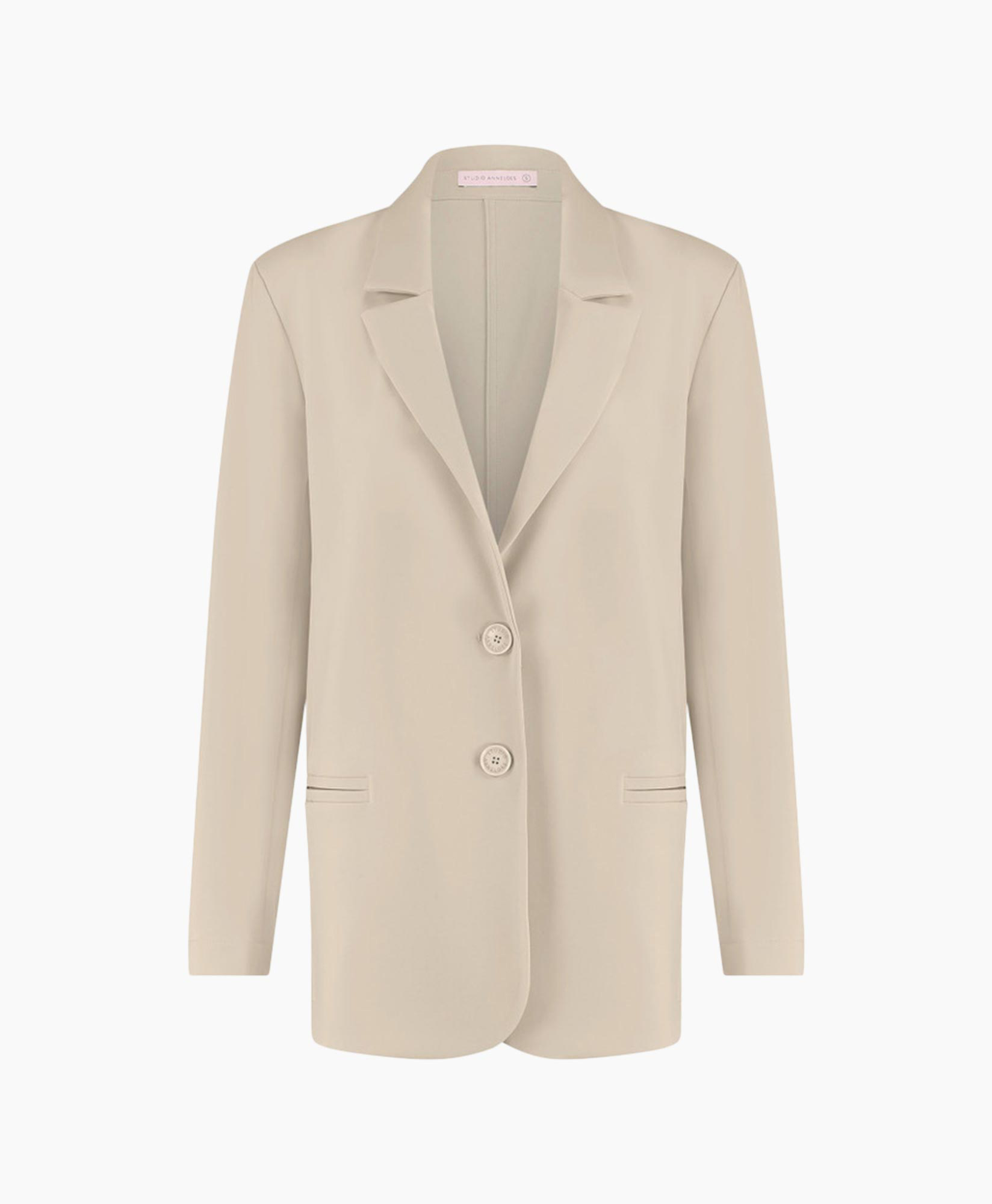 Studio Anneloes Blazer Sofia Bonded Blazer Zand